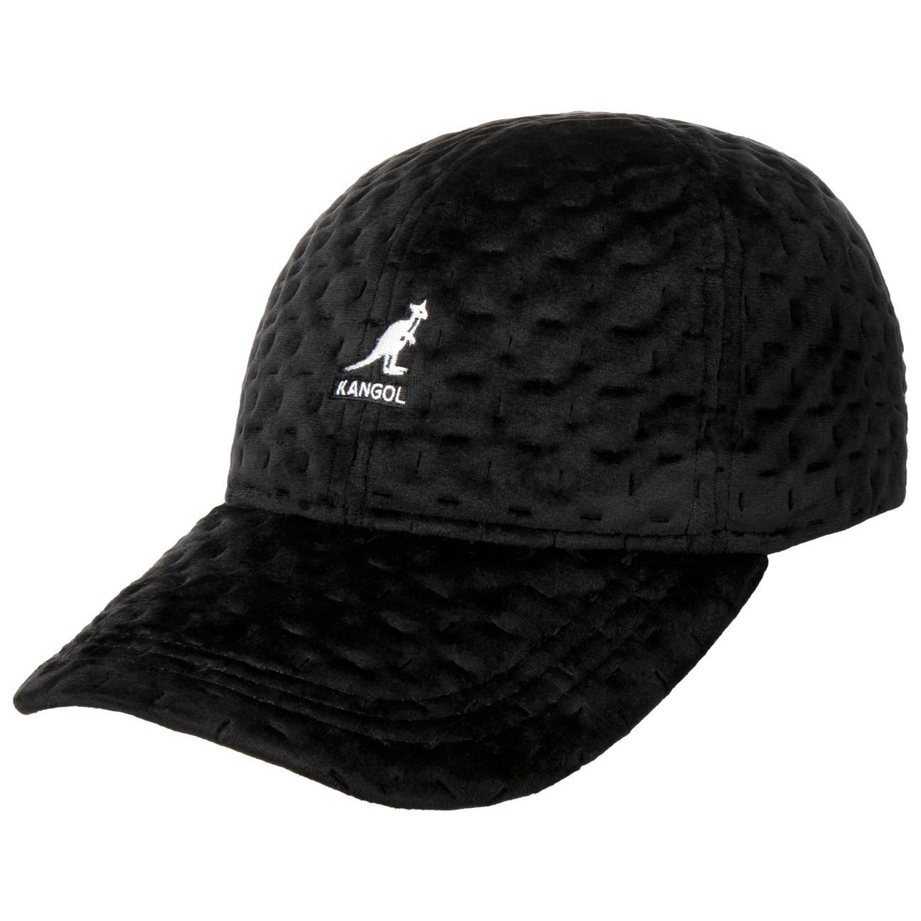 Baseball Basecap Schirm Kangol (1-St) schwarz Cap mit