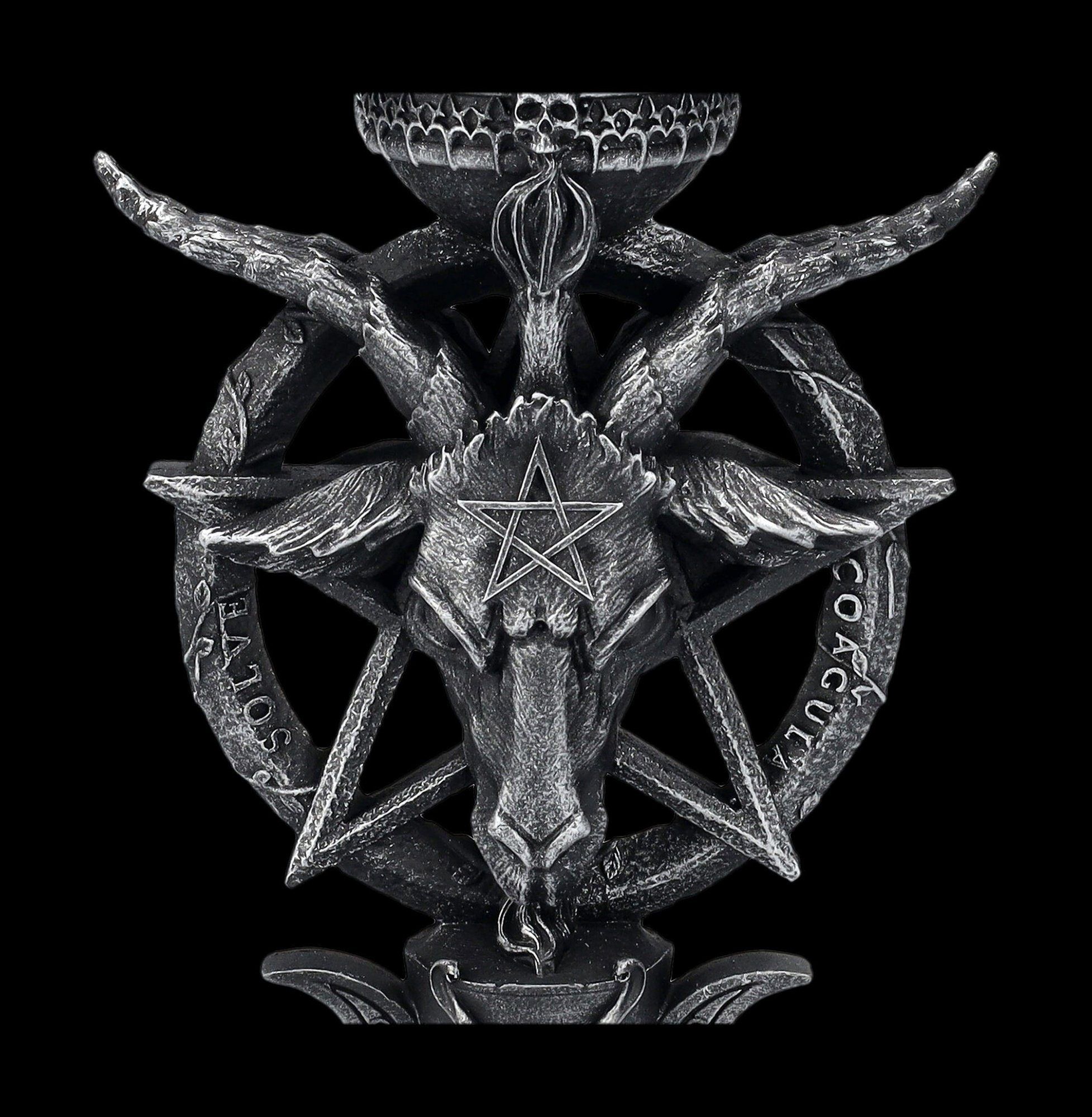 Figuren Shop GmbH Kerzenhalter Kerzenhalter - Light of Baphomet - Nemesis Now - Gothic Dekoartikel