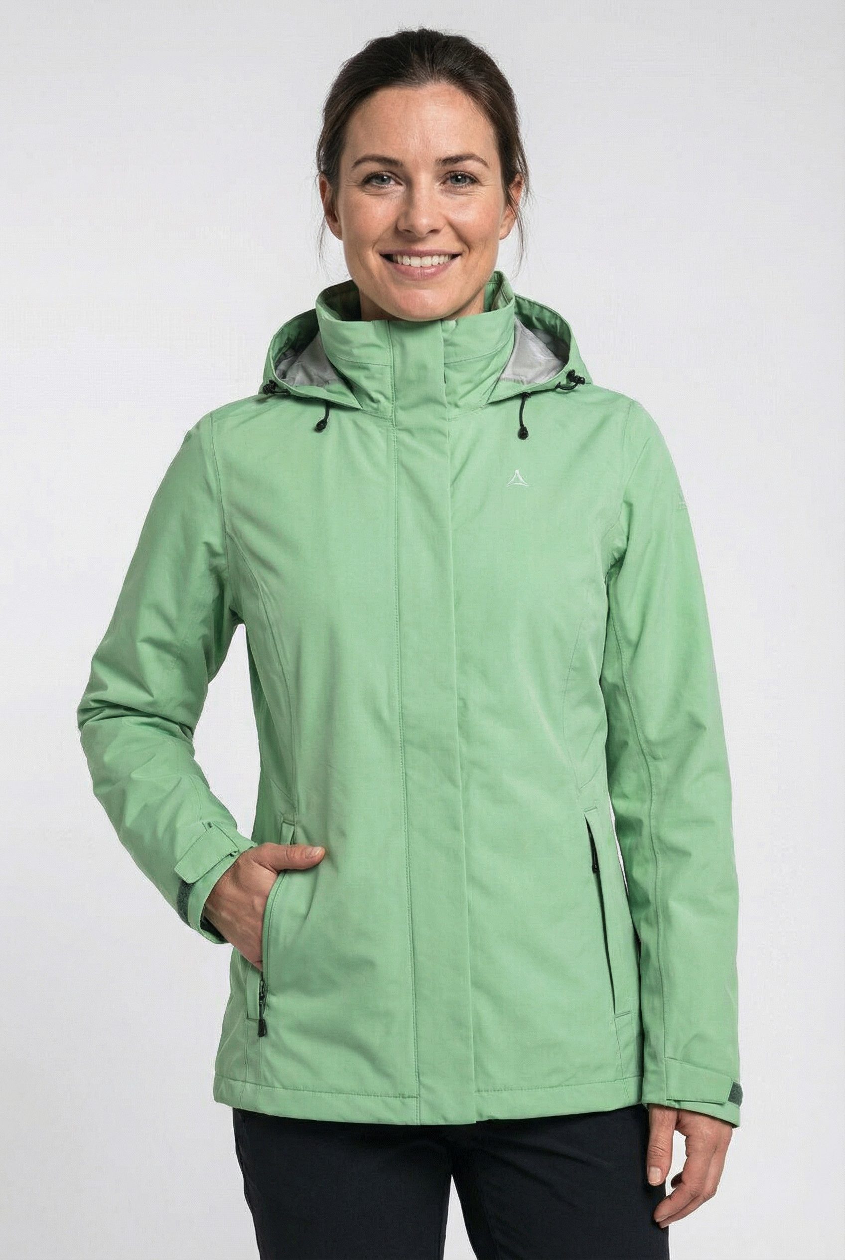 Schöffel Regenjacke Jacket Gmund L sportlicher Stil, wasserdicht, winddicht, atmungsaktiv, Übergangsjacke
