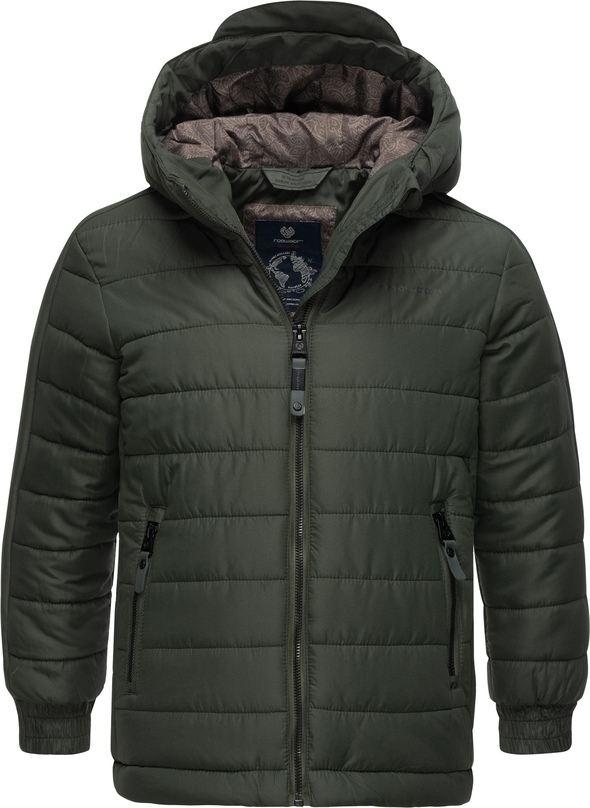 Ragwear Winterjacke Coolio Gesteppte Winter-Outdoorjacke mit Kapuze