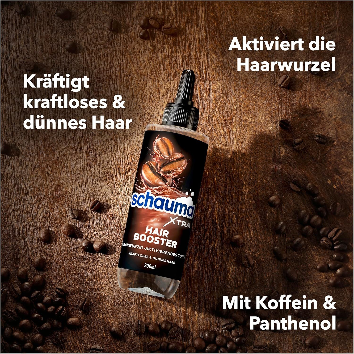 Schauma Haarserum 2x SCHAUMA XTRA Hair Booster Tonic 200 ml, 2-tlg., Hair Tonic hilft Haarausfall vorzubeugen