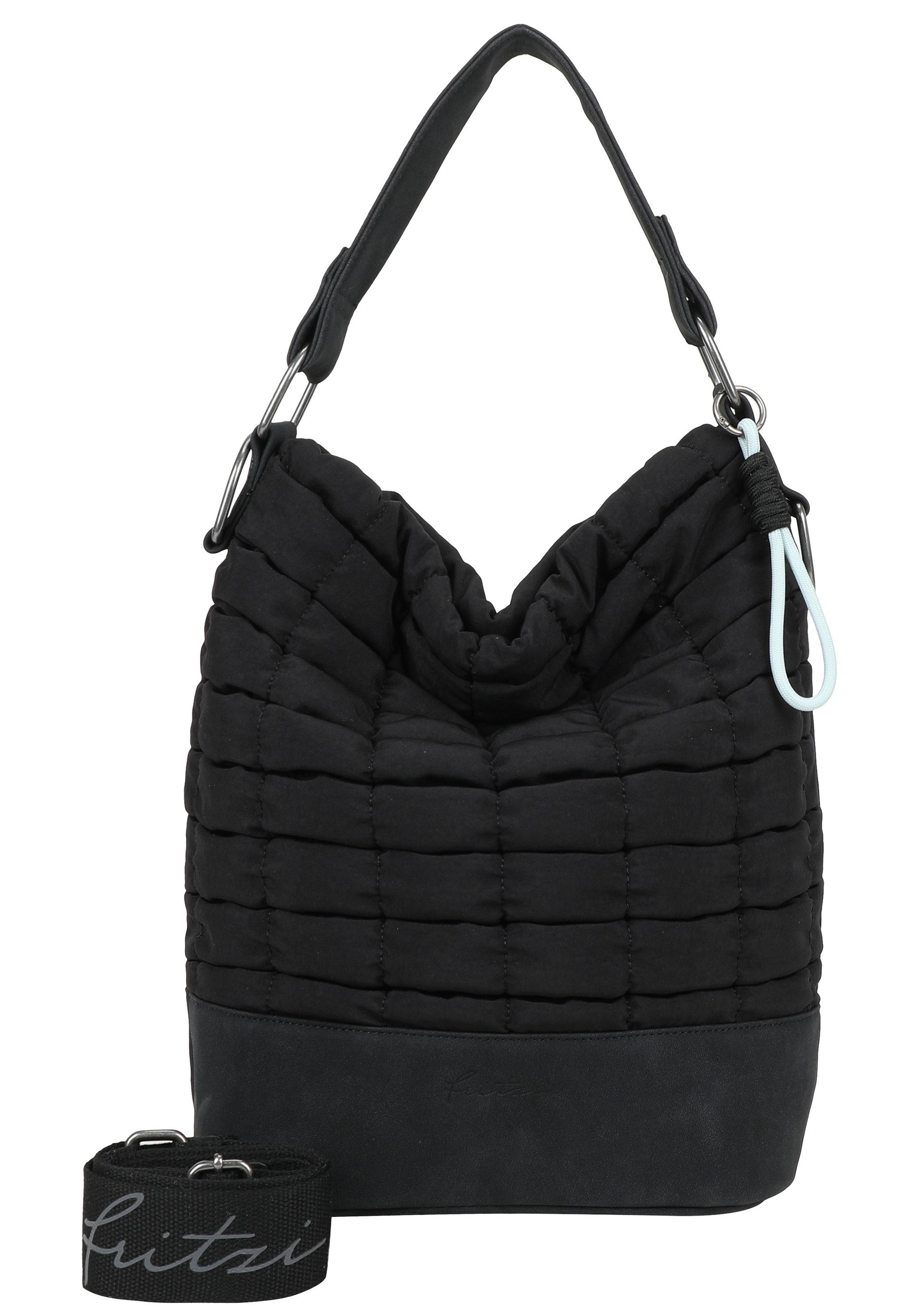 Fritzi aus Preußen Henkeltasche Olga Limited Black Bubble, aus mattem 3D-Bu günstig online kaufen