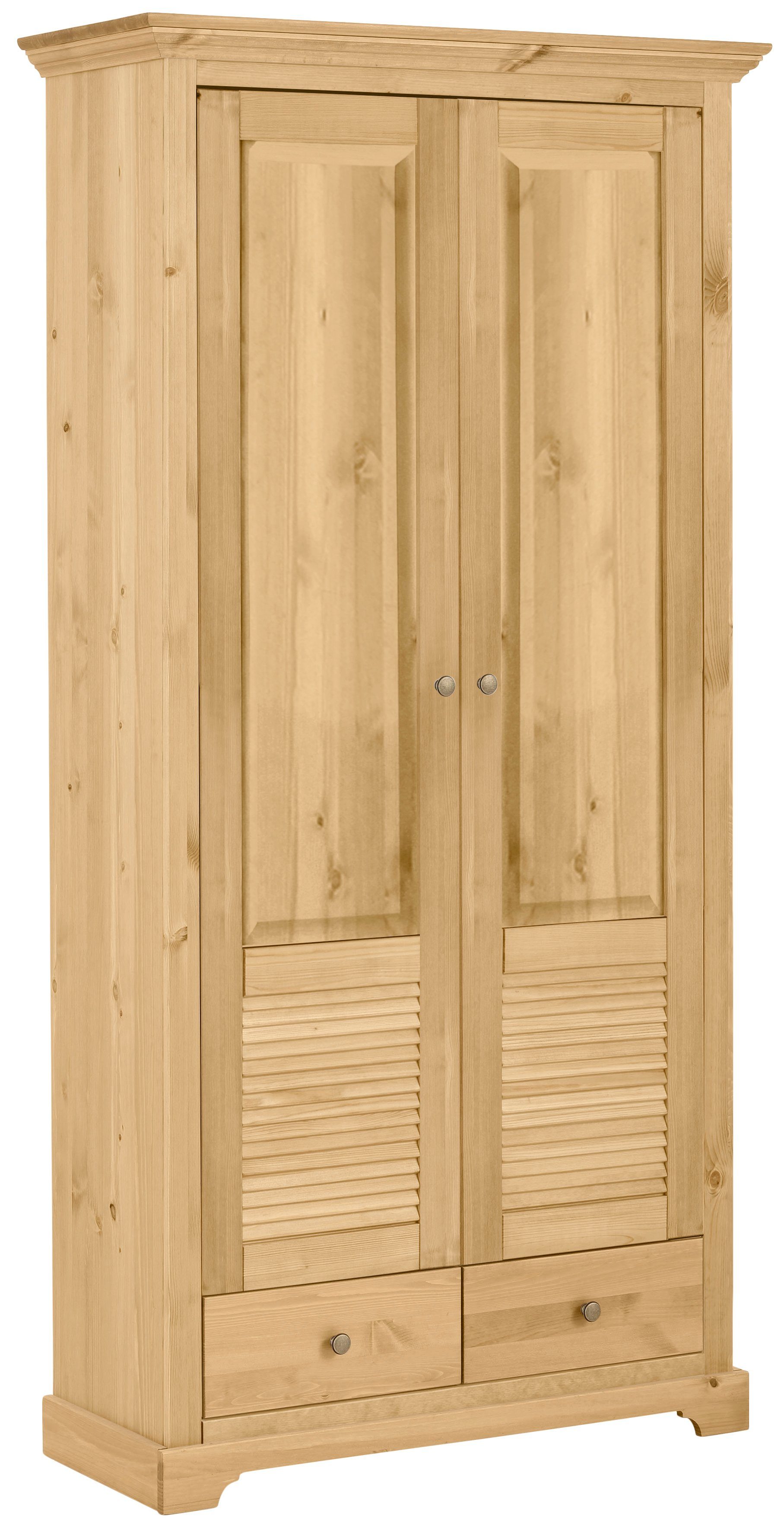 OTTO home Garderobenschrank Ayanna, Dielenschrank, Kleiderschrank, Schrank, FSC® Breite 94 cm, 2-türig, aus massiver Kiefer, FSC® – Bild 2 von 5