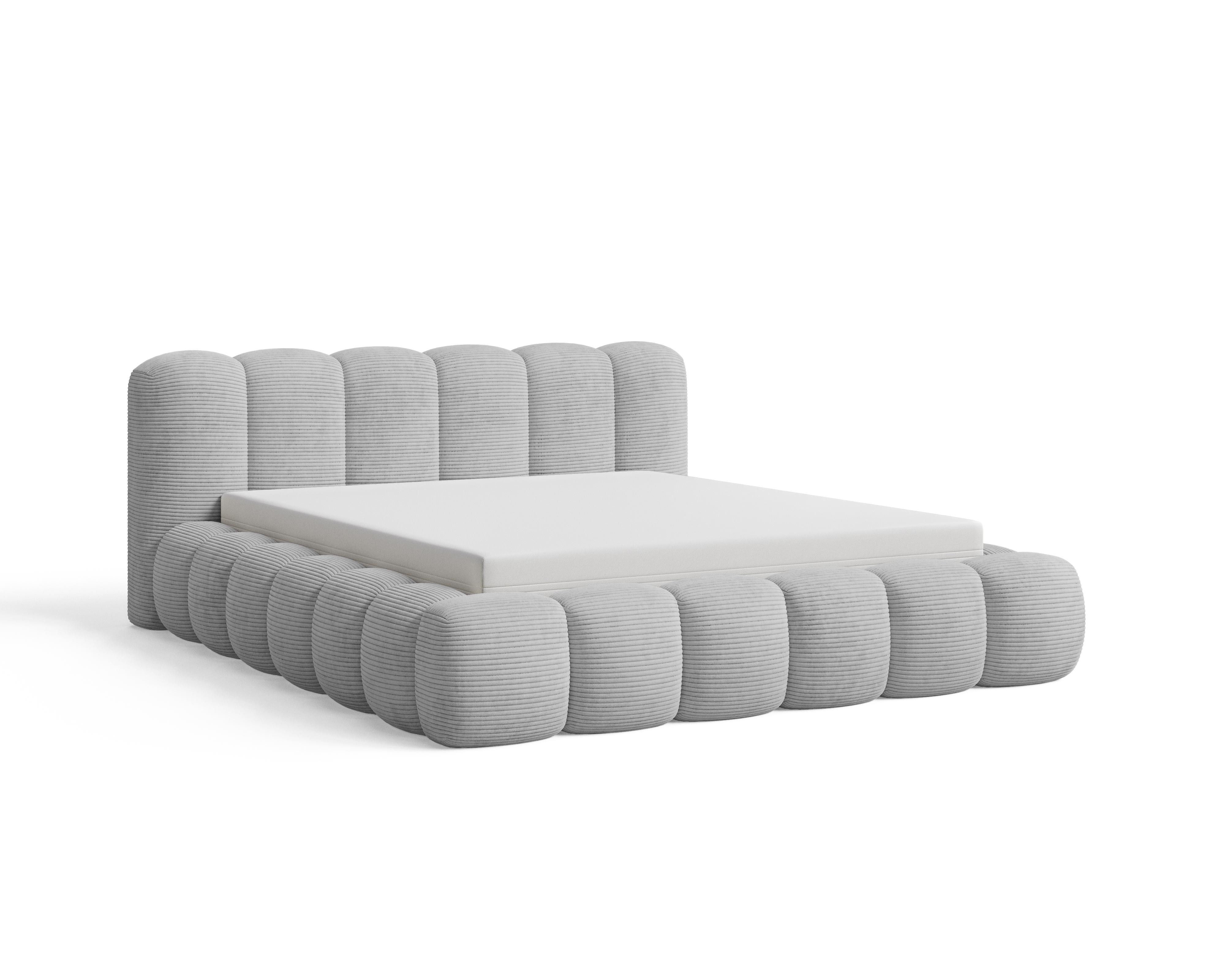 Chilly Möbel Polsterbett Stoff mit Stauraum und Hubfunktion Holzrahmen (Boxbett ohne Matratze in vielen Farben, 1-tlg., 140x200 160x200 180x200 200x200cm), gepo – Bild 4 von 5