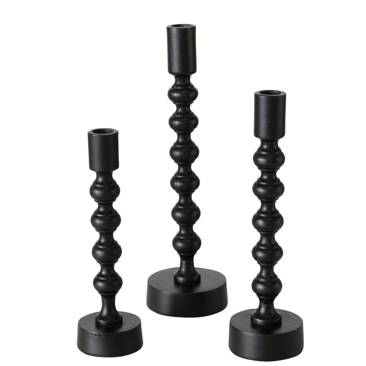 BOLTZE Kerzenleuchter Klisko Kerzenleuchter schwarz 22cm (1 Stück)