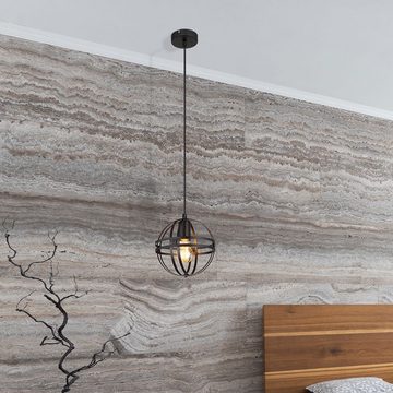 etc-shop Pendelleuchte, Hängeleuchte Deckenlampe Pendellampe Designleuchte Metall Kugel