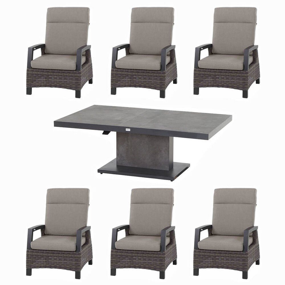 Siena Garden Gartenlounge-Set Corido/Bellani Grau