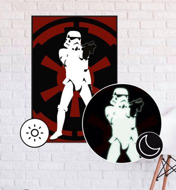 Close Up Poster Star Wars Poster Stormtrooper Glow-In-The-Dark Spezialdruck
