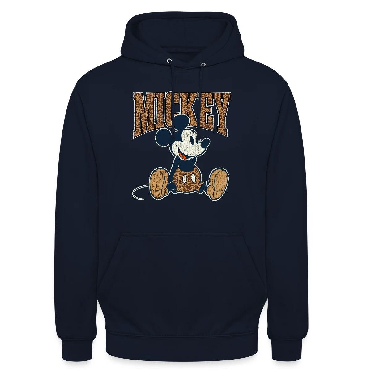 Spreadshirt Hoodie Mickey & Minnie Mickey Mouse Im Leo Look Unisex Hoodie (1-tlg)