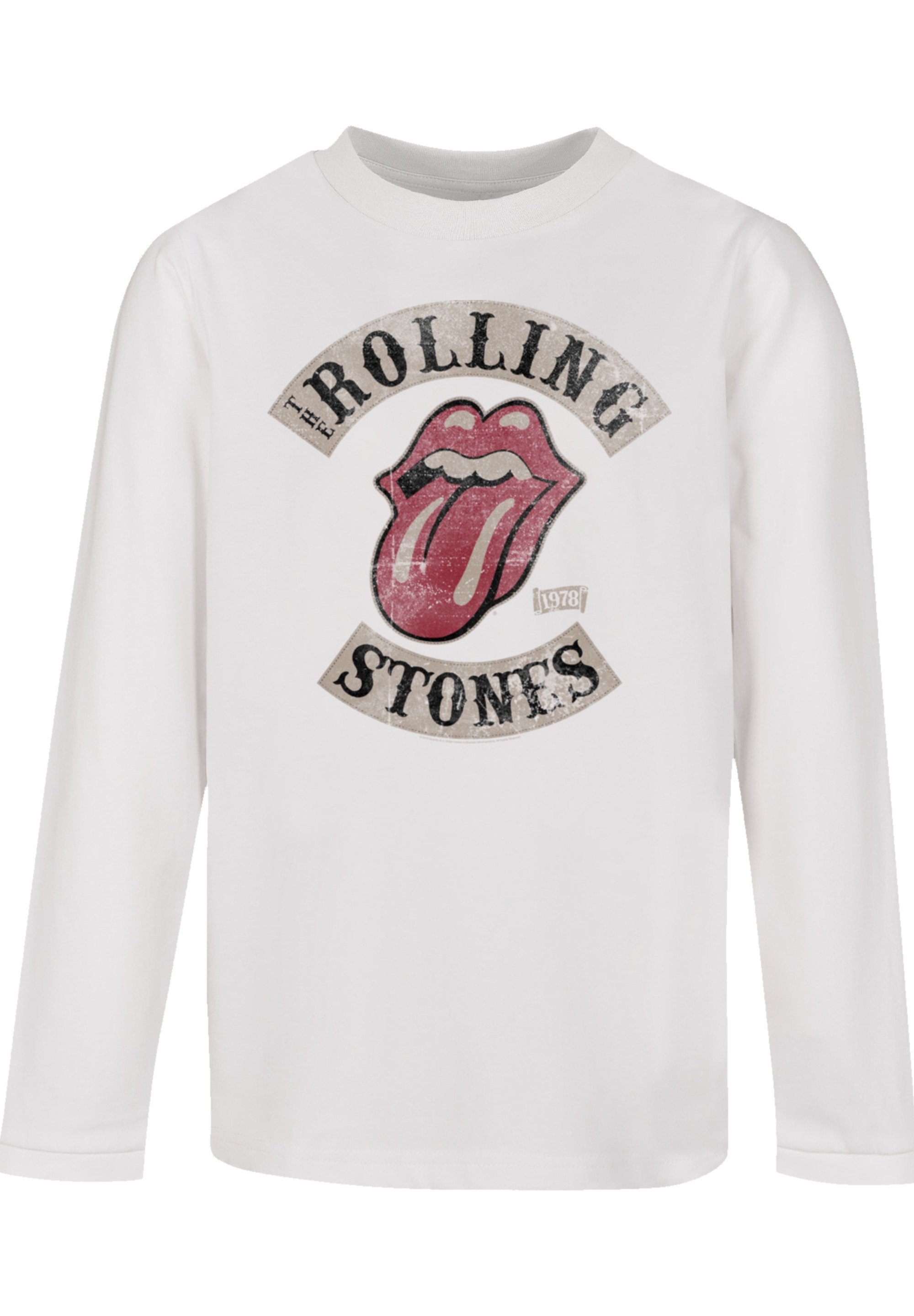 F4NT4STIC T-Shirt The Rolling Stones '78 Print weiß Tour