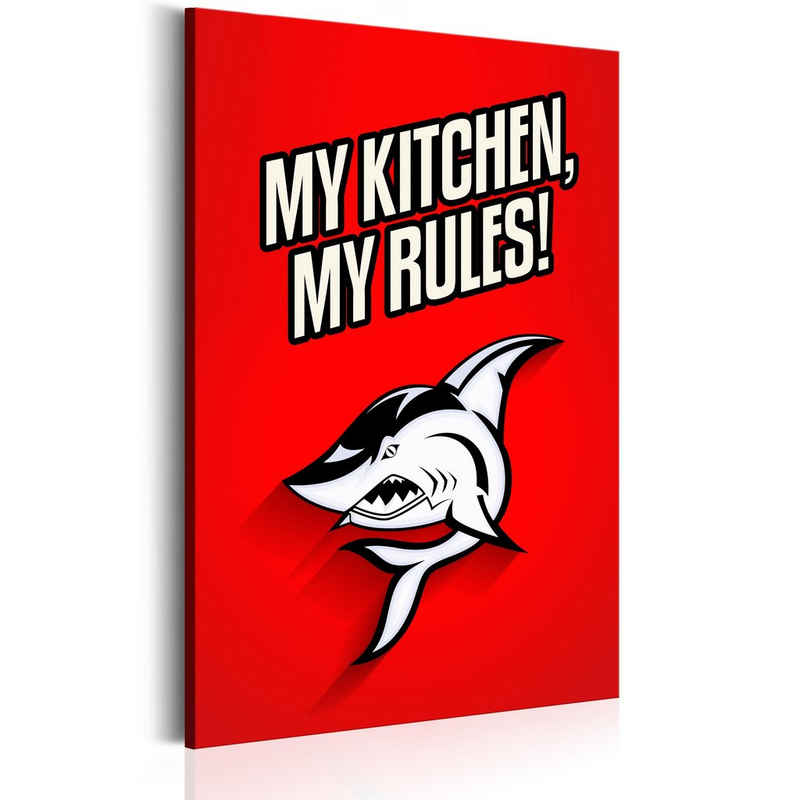 Artgeist Wandbild My kitchen, my rules!