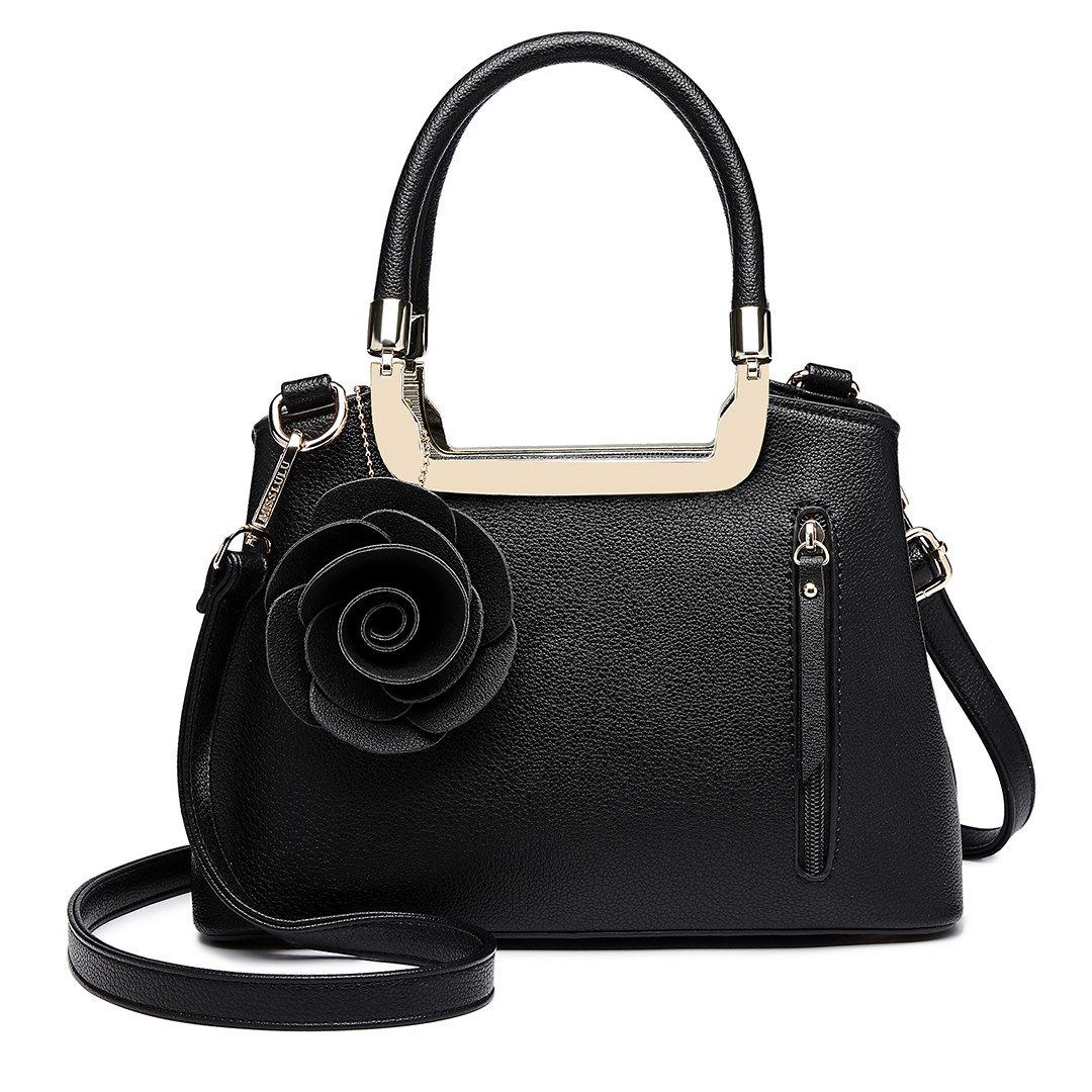 Miss Lulu Handtasche Damen Blumen-Design Henkeltasche günstig online kaufen
