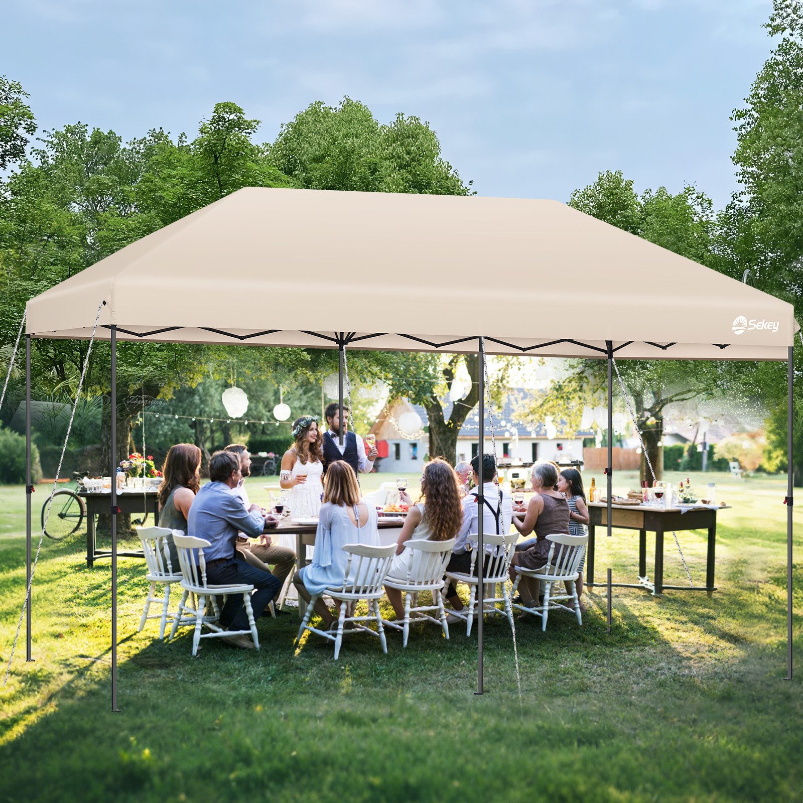 Sekey Faltpavillon Pavillon 3x6 Festzelt Gartenpavillon günstig online kaufen
