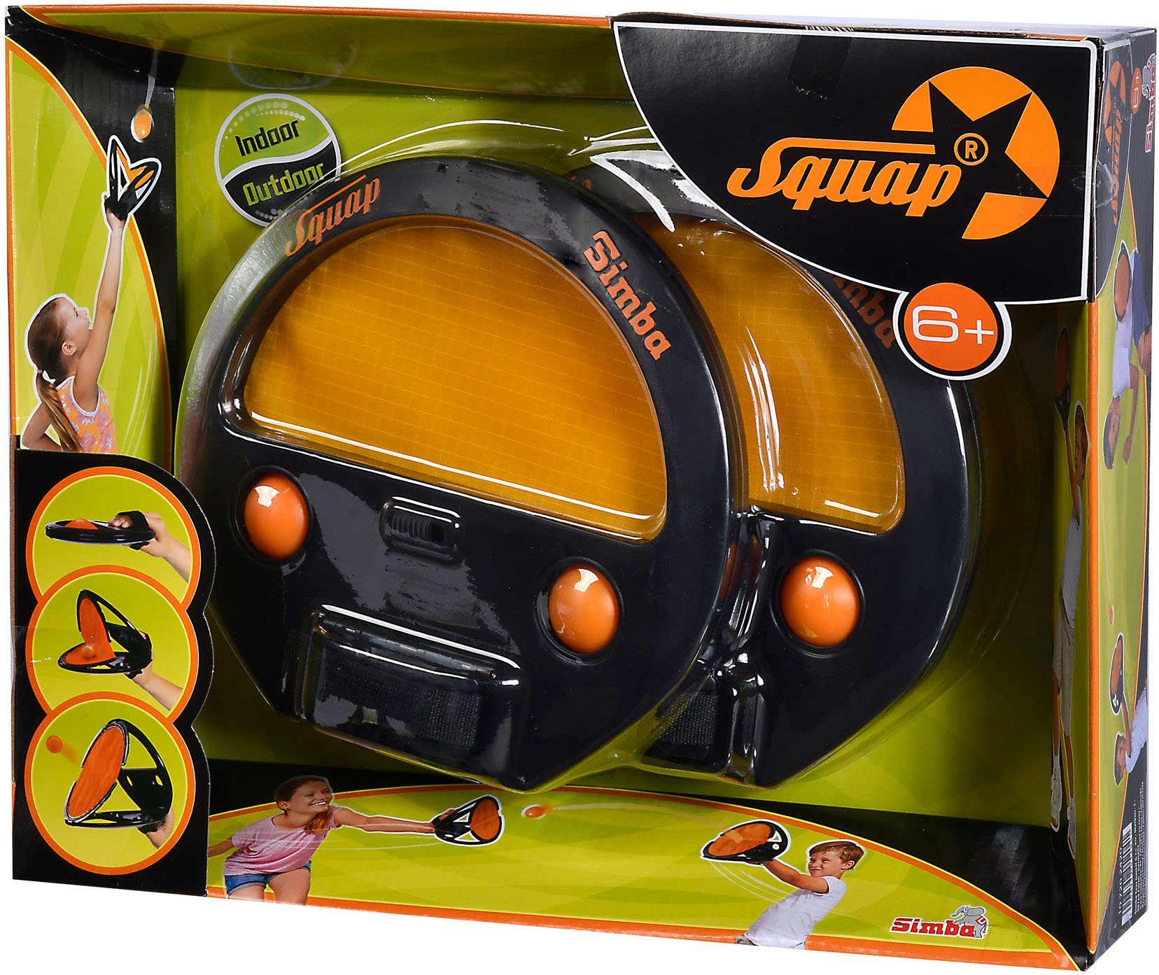 SIMBA Spiel Squap, 2er-Set, Fangballspiel