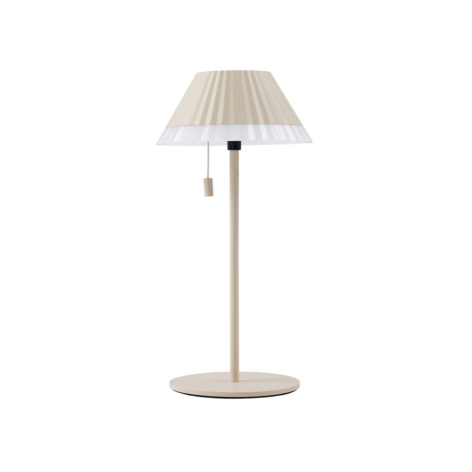 Lindby Außen-Tischleuchte Ilvi, 1 x 3,3 W LED, Farbwechsel warmweiß / tageslicht