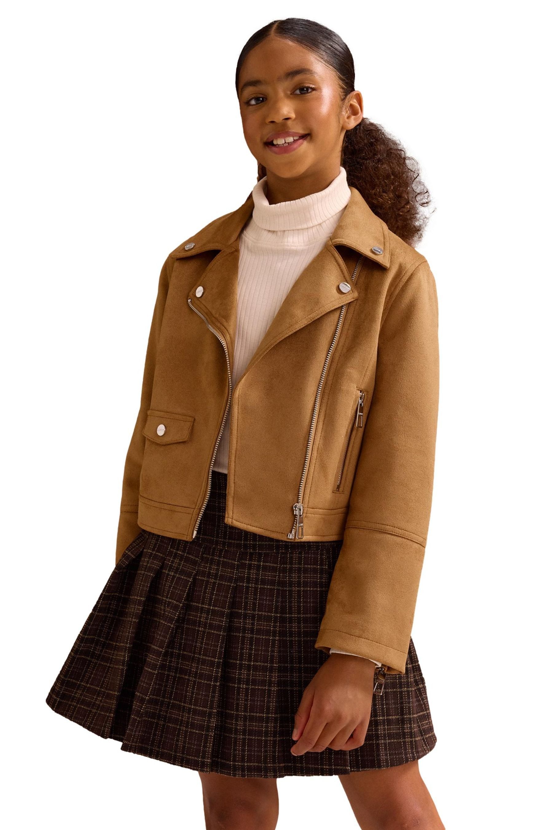 LIPSY Bikerjacke Lipsy PU-Bikerjacke (1-St)