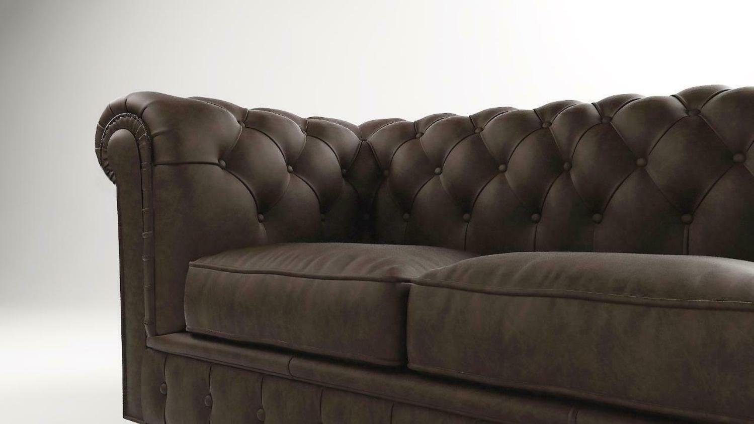 JVmoebel Sofa Couch in moderner Brandneu, Klassischer 3-Sitzer Chesterfield Made Dreisitzer Europe