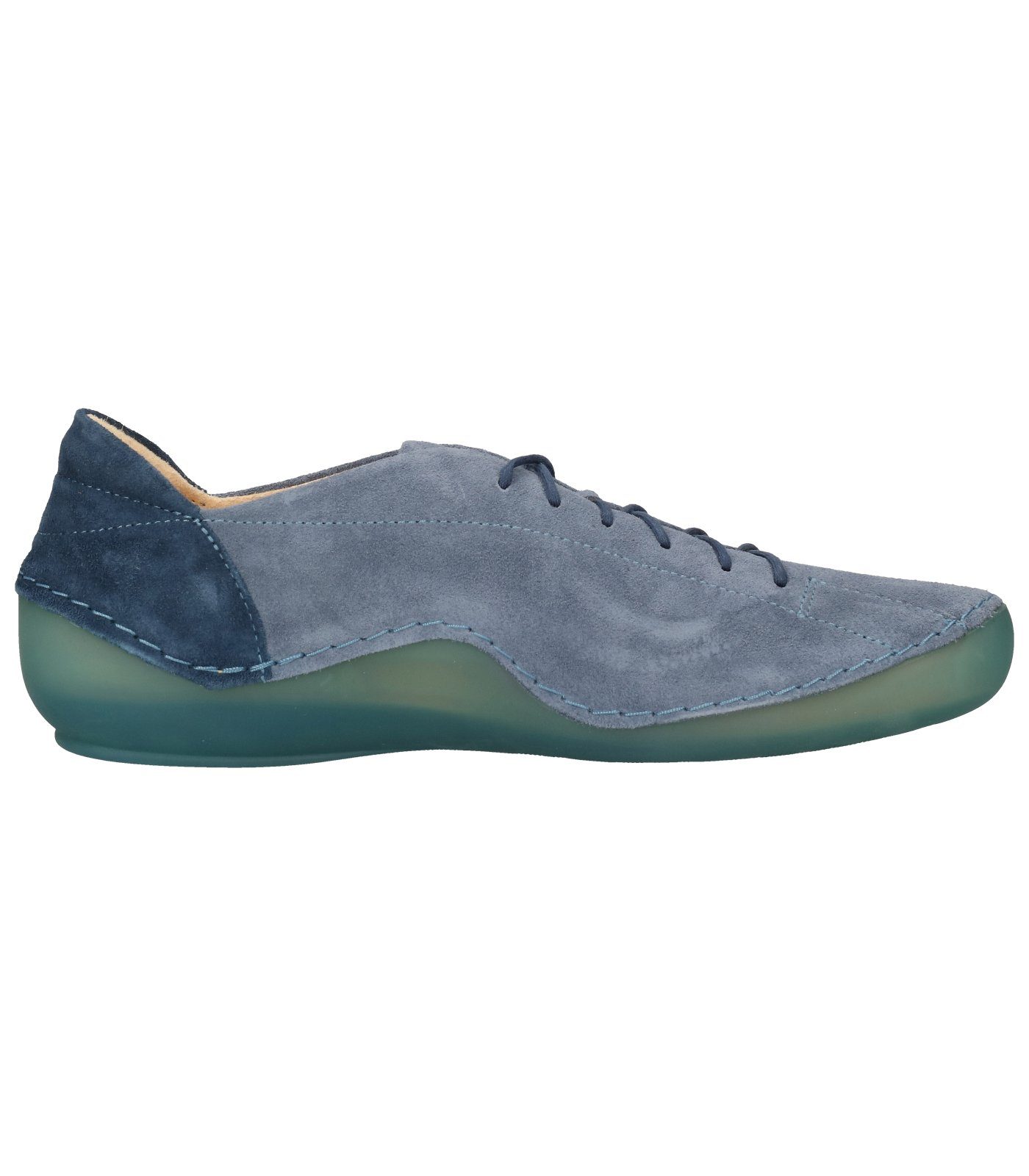 Denim Veloursleder Think! Schnürschuh Halbschuhe