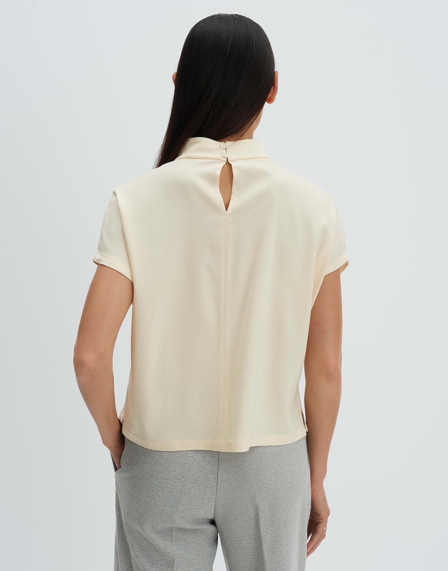 someday Shirtbluse Zolina Lockere Passform, transparente Details für elegante Optik