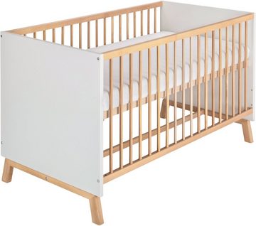 Schardt Babymöbel-Set Sienna Grey, (Spar-Set, 2-St., Kinderbett, Wickelkommode), mit Kinderbett und Wickelkommode; Made in Germany