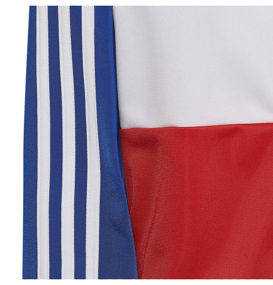 adidas Performance Trainingsanzug Essentials Tricot (100% Polyester) royalblau/rot/weiss Jungen
