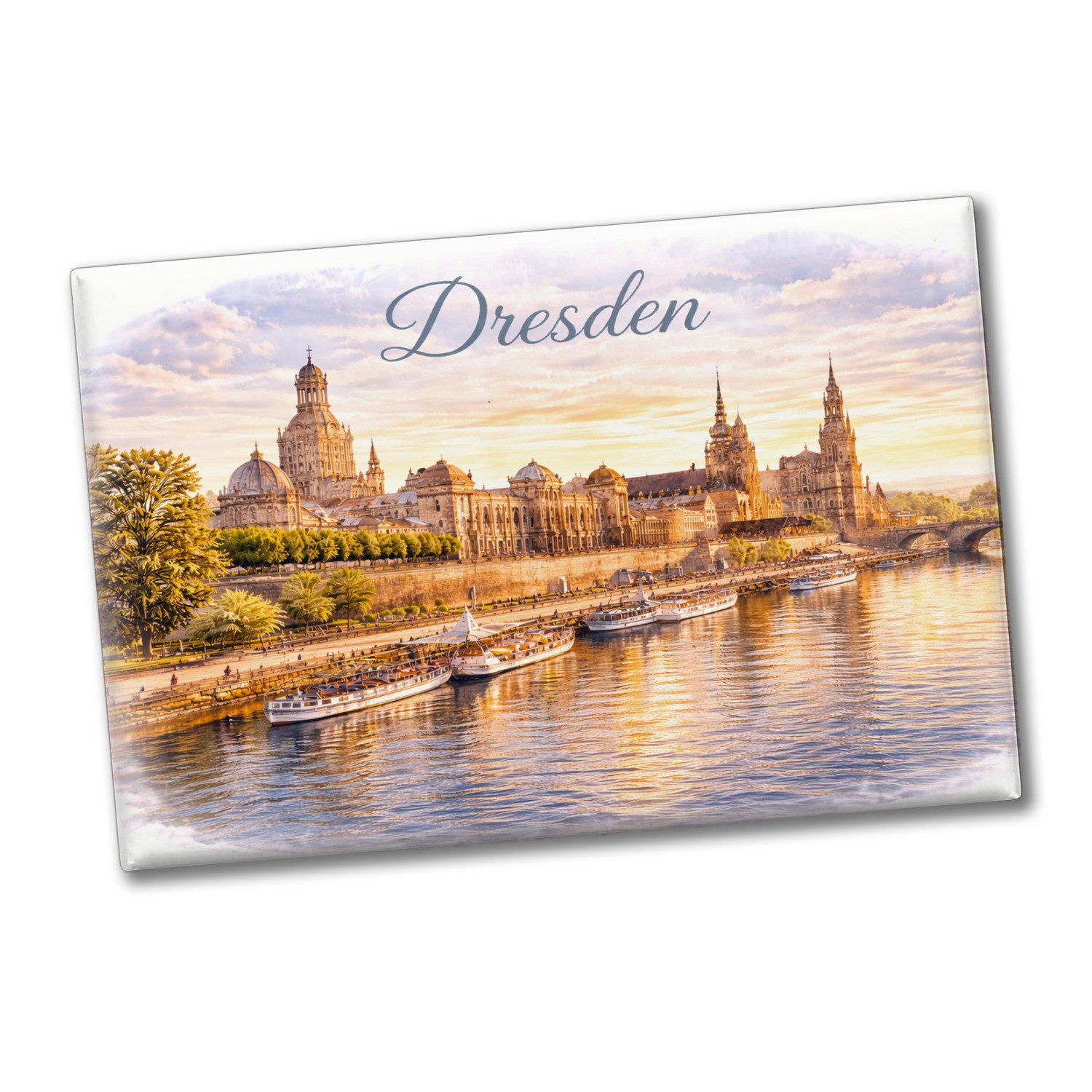 speecheese Magnet Dresden Souvenir Souvenir Magnet Skyline Elbe Altstadt Sachsen