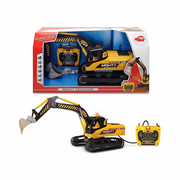 Dickie Toys Spielzeug-LKW 203729011 Mighty Excavator Bagger 70cm Dickie