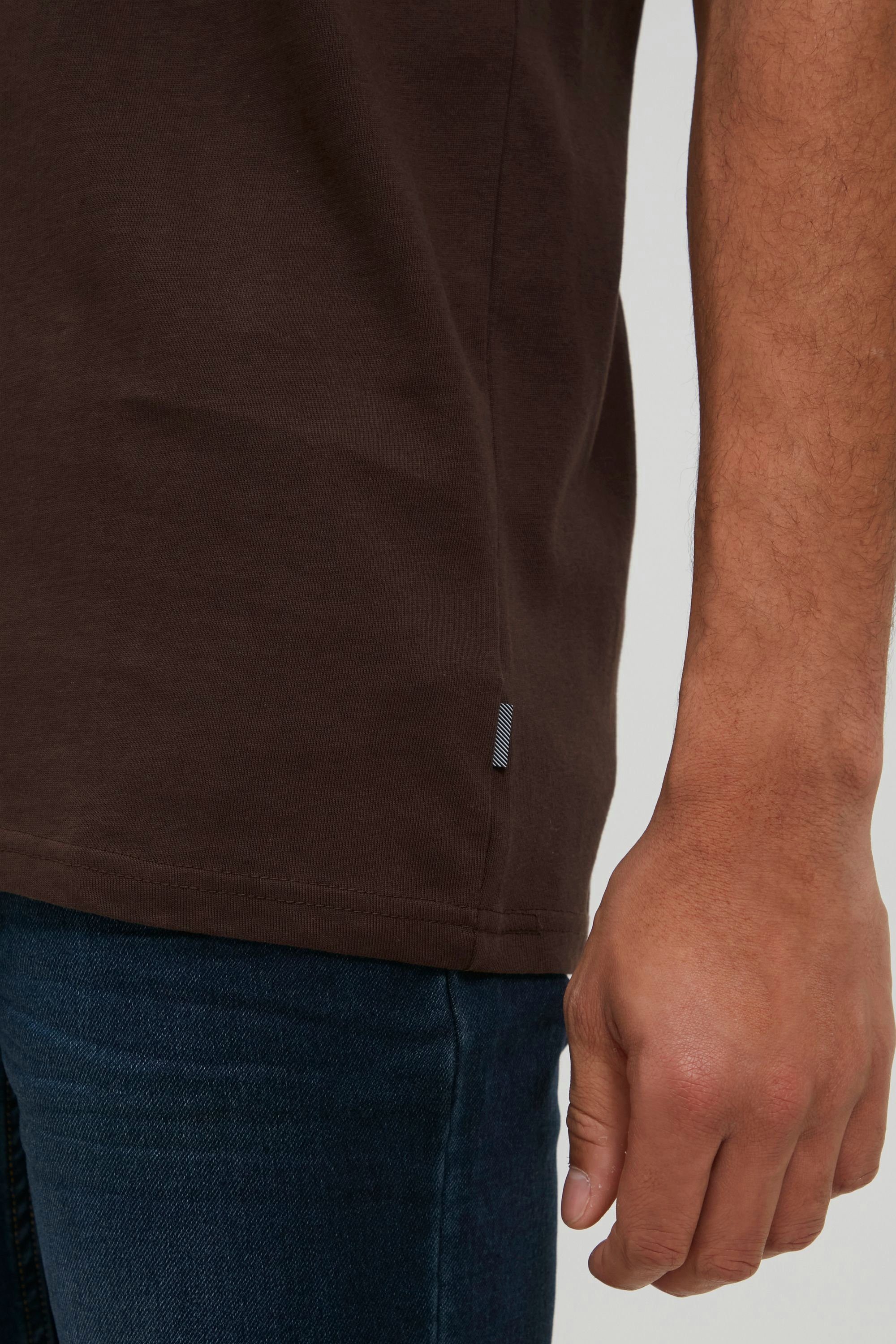 Tee Slate T-Shirt mit SDVicente T-Shirt Brusttasche (190814) !Solid Black 21106125