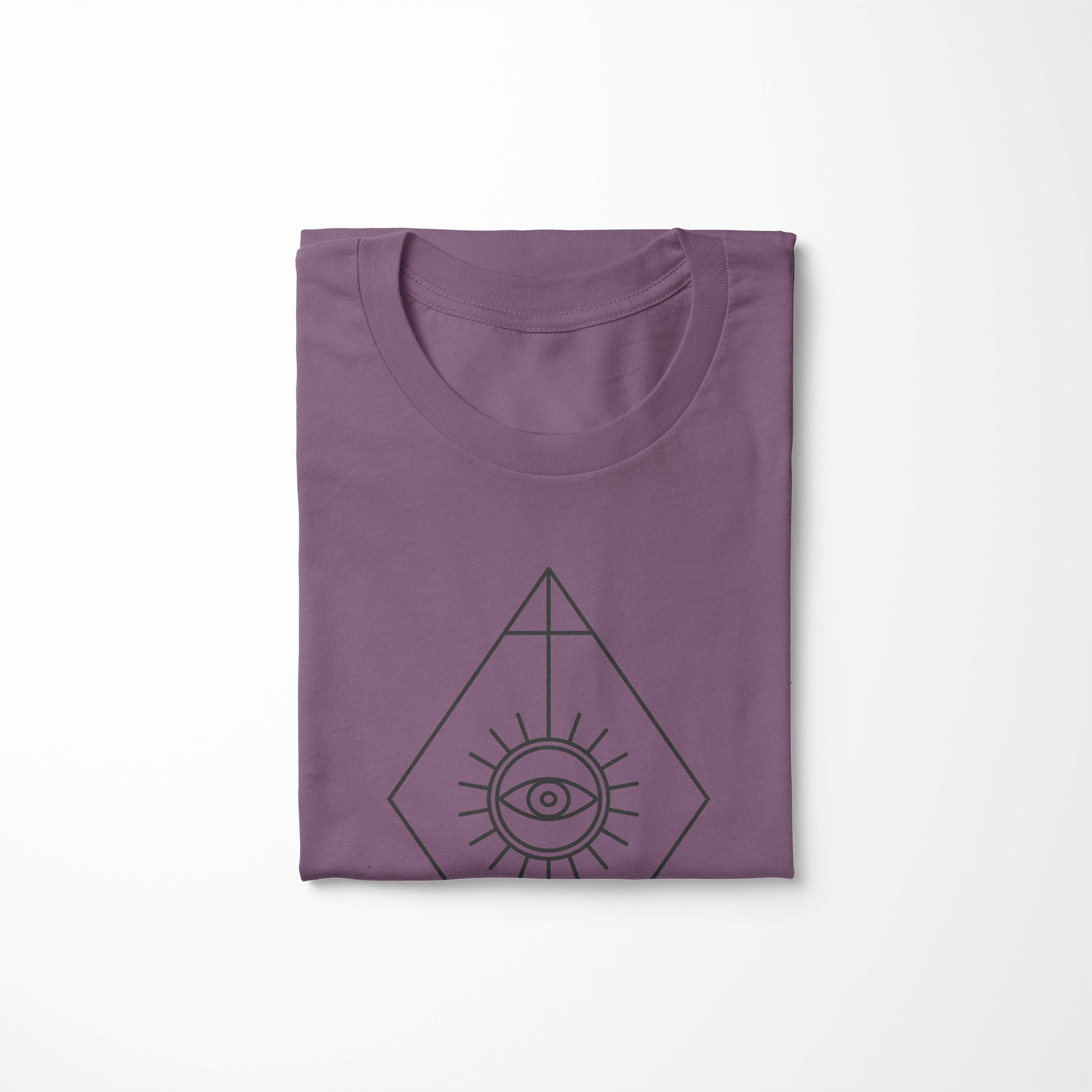 Sinus Art T-Shirt Premium T-Shirt No.0001 Symbole angenehmer Tragekomfort Shiraz feine Alchemy Struktur Serie