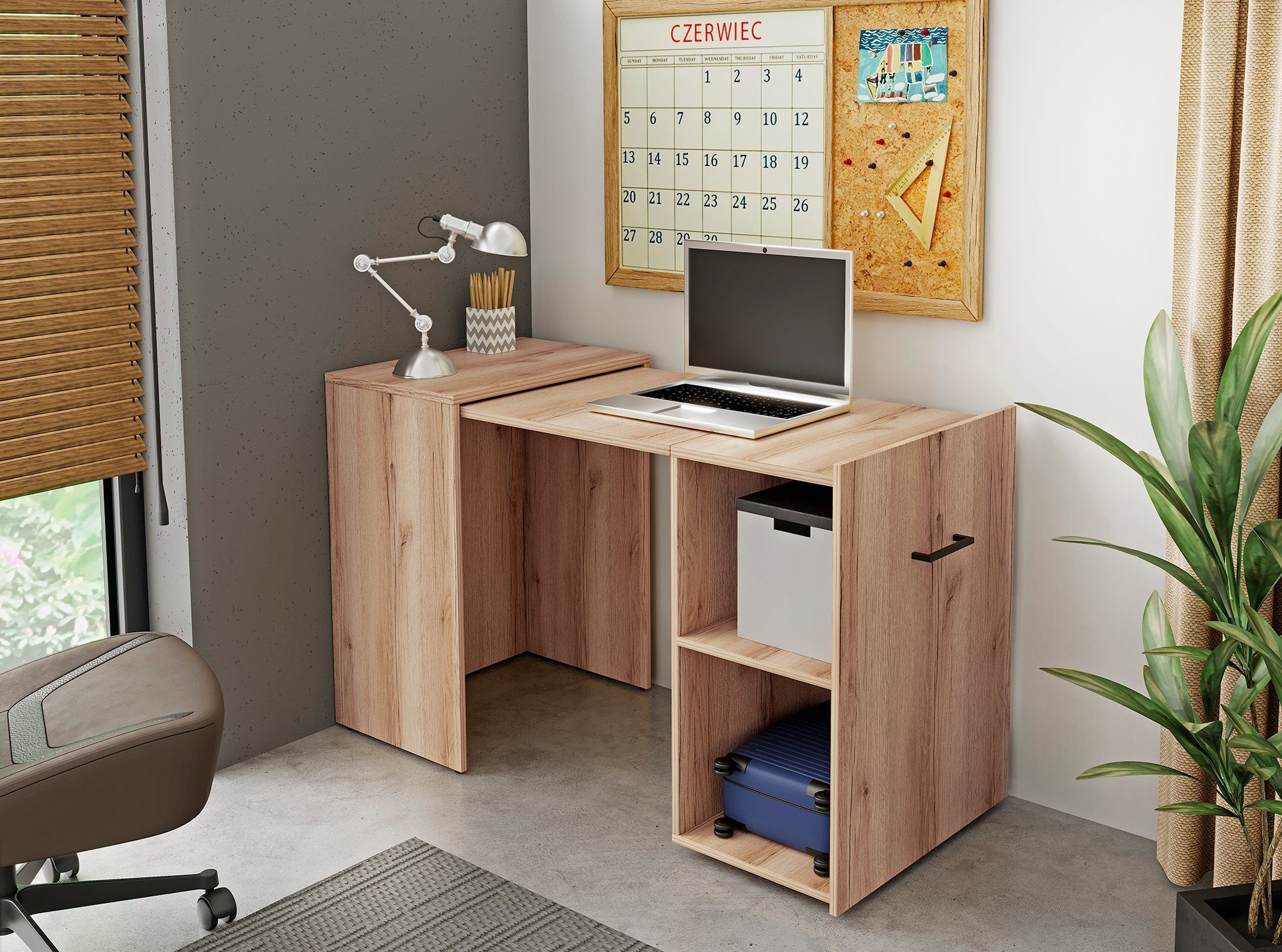 INOSIGN Schreibtisch Smart, platzsparende Kommode ausziehbar günstig online kaufen