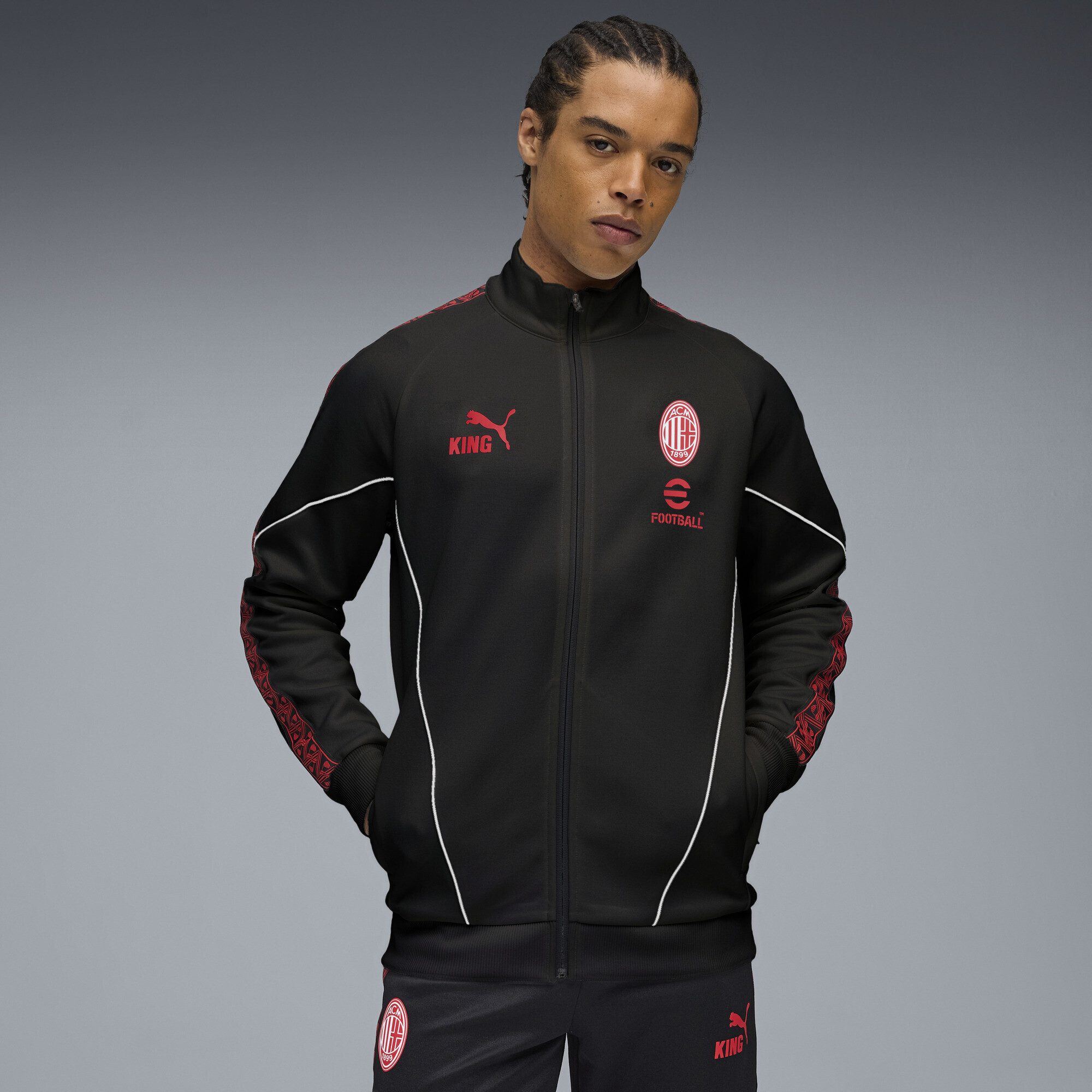 PUMA Sweatjacke AC Milan KING Anthem Jacke Herren günstig online kaufen
