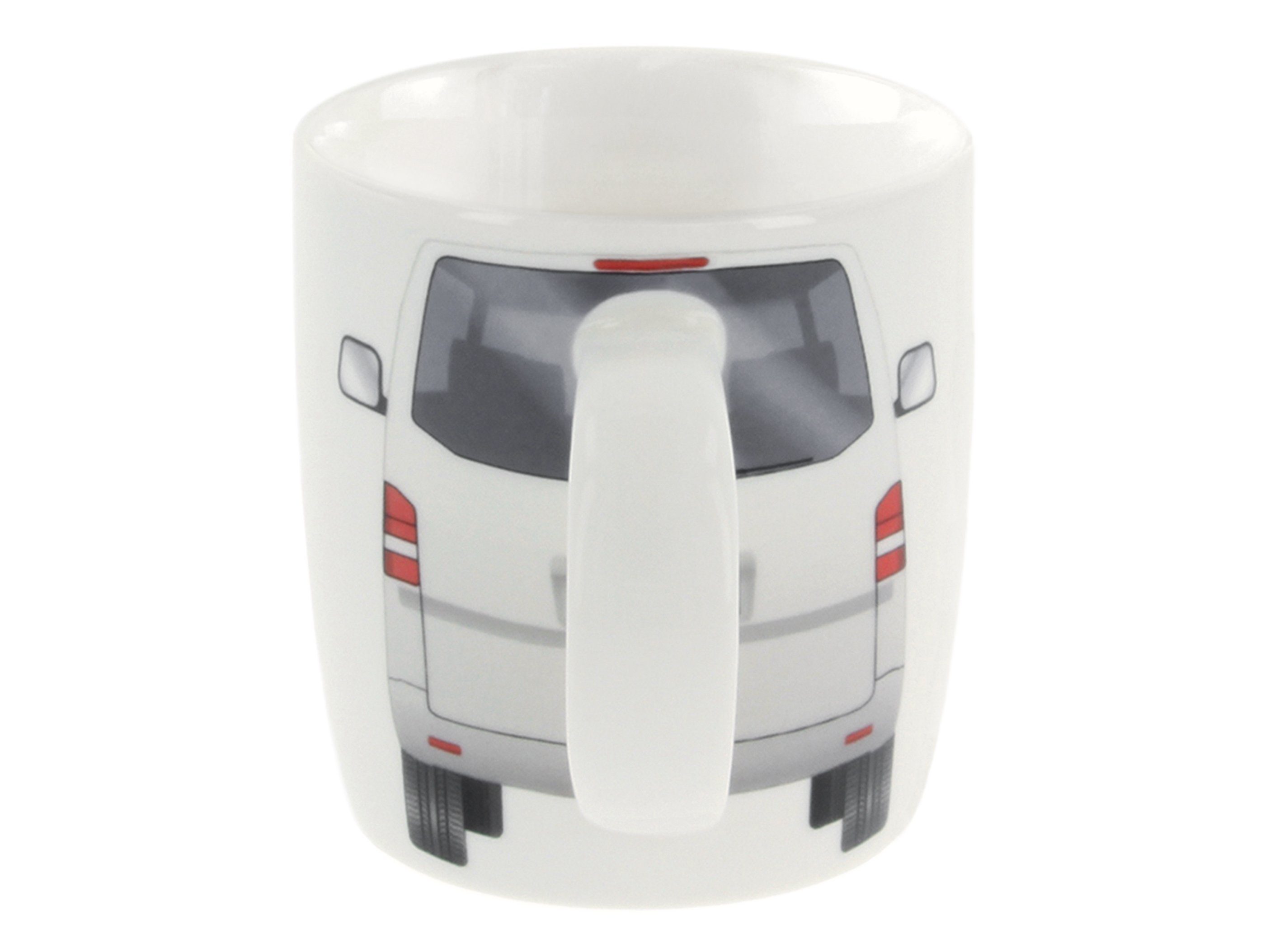 China, BRISA Tasse by T5 im weißer Bone Volkswagen Design, VW Kaffeetasse aus Keramik Große Becher, 370ml New Collection