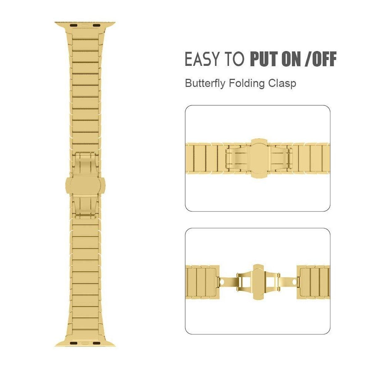 Wigento Smartwatch-Armband Für Apple Watch 10 46mm / Ultra 1+ 2 49mm 9 8 7 45 / 6 SE 5 4 44 Band