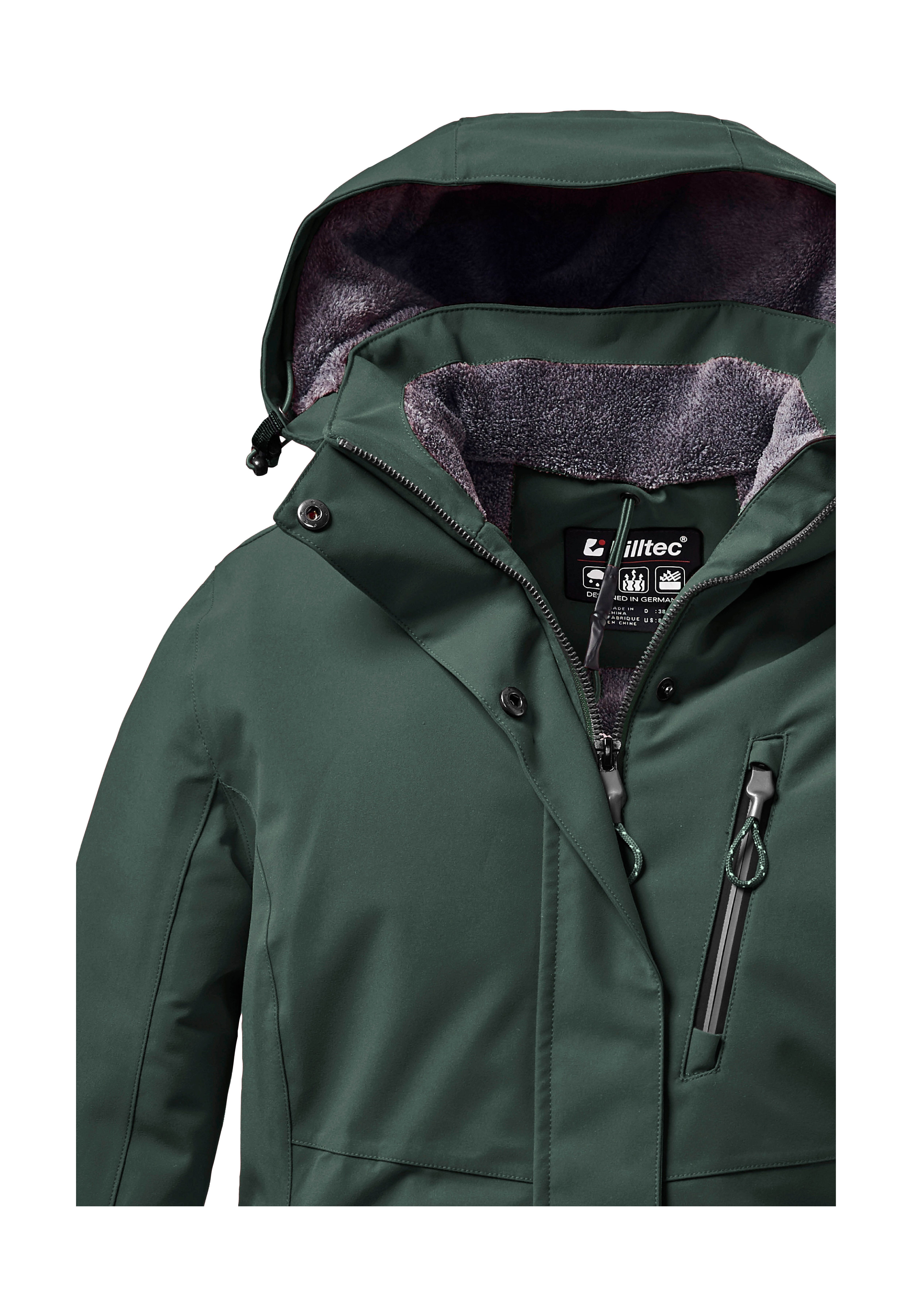 Killtec Outdoorjacke KOW 140 WMN JCKT Wasserdichte Damenjacke, atmungsaktiv, abnehmbare Kapuze