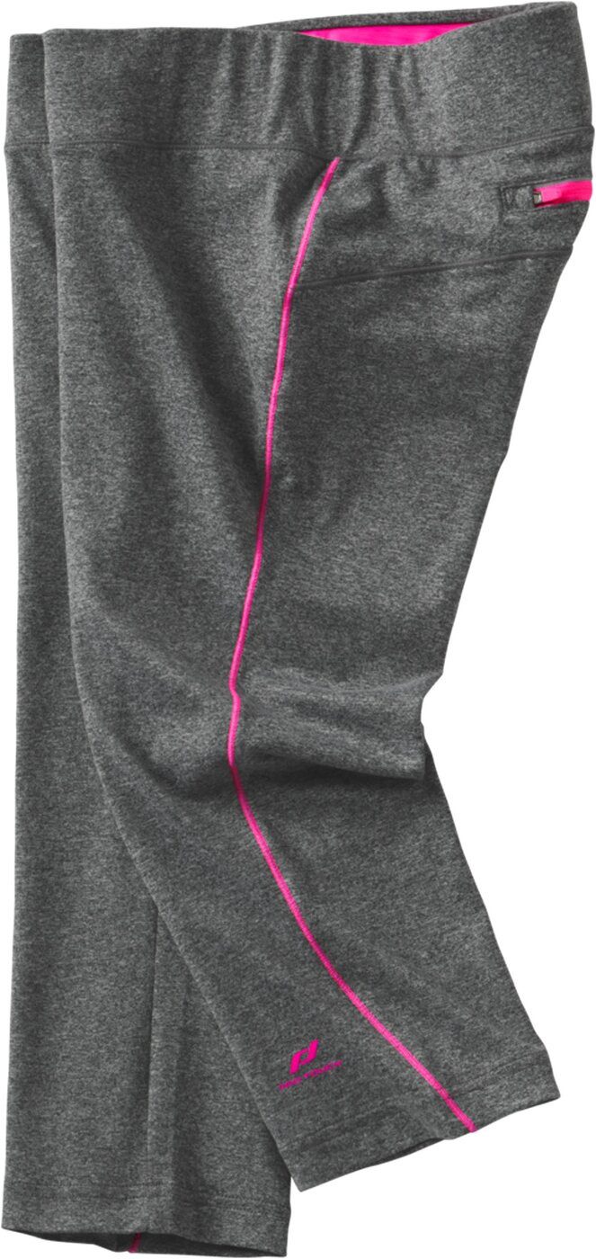 Pro Touch Lauftights Da.-Tight Overknee Raima GRAU/KNOCK PINK