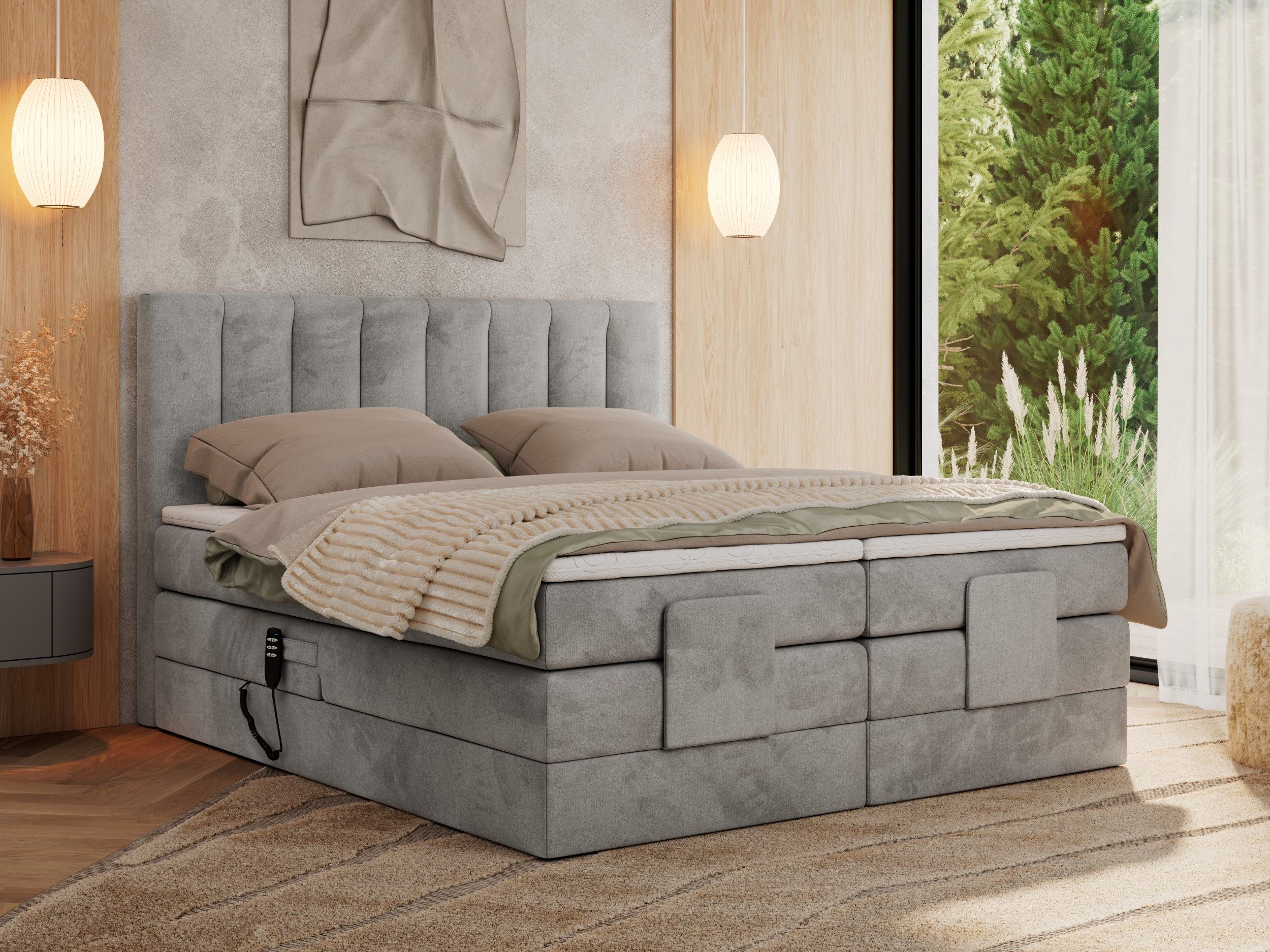 MKS MÖBEL Boxspringbett COMFORTO (Set, Packung, günstig online kaufen