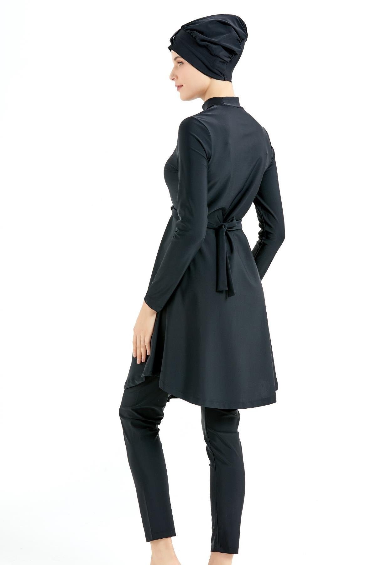 C&CITY Schwimmanzug Vollständige Abdeckung 4-teiliges Badeanzug-Set günstig online kaufen