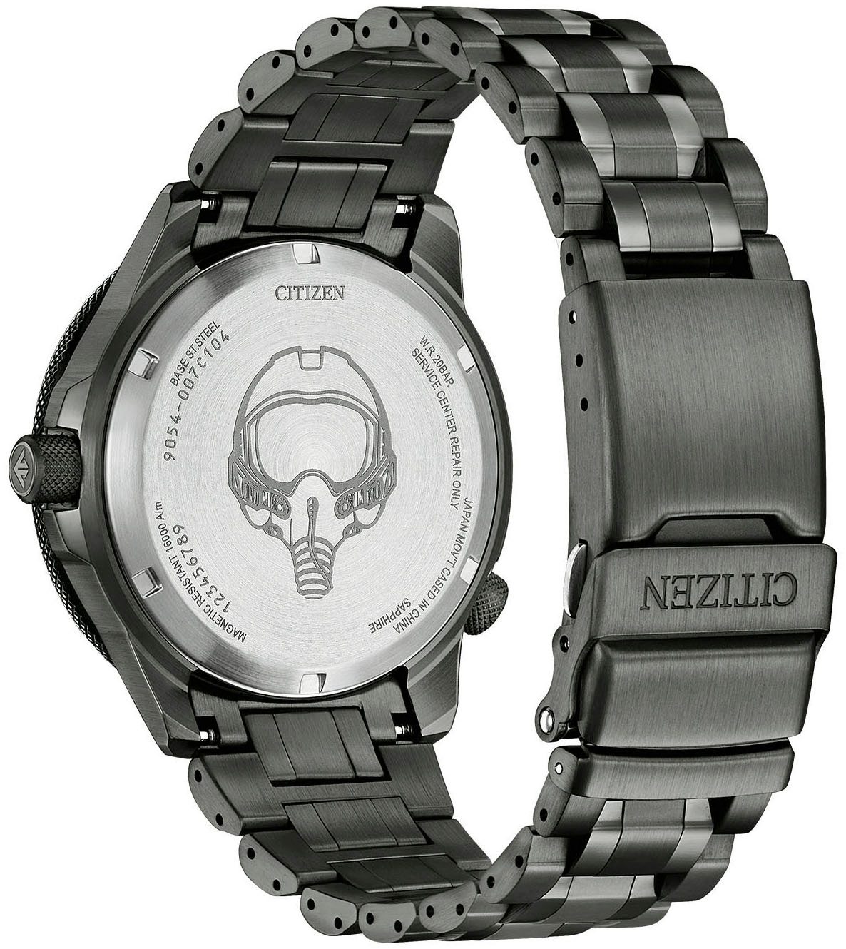 Citizen Automatikuhr Promaster Mechanical GMT NB6045-51H, Armbanduhr, Herrenuhr, Edelstahlarmband, bis 20 bar wasserdicht