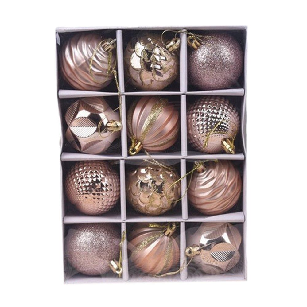 CLTYQ Weihnachtsbaumkugel Christbaumkugeln Weihnachtsschmuck 12-teiliges Se günstig online kaufen