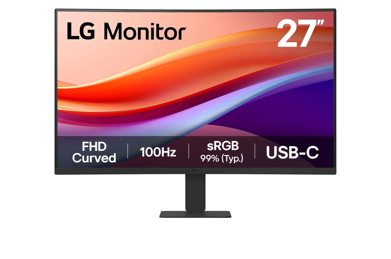 LG 27U41YA-B TFT-Monitor (1920 x 1080, 5 ms Reaktionszeit, 120 Hz, IPS Panel)