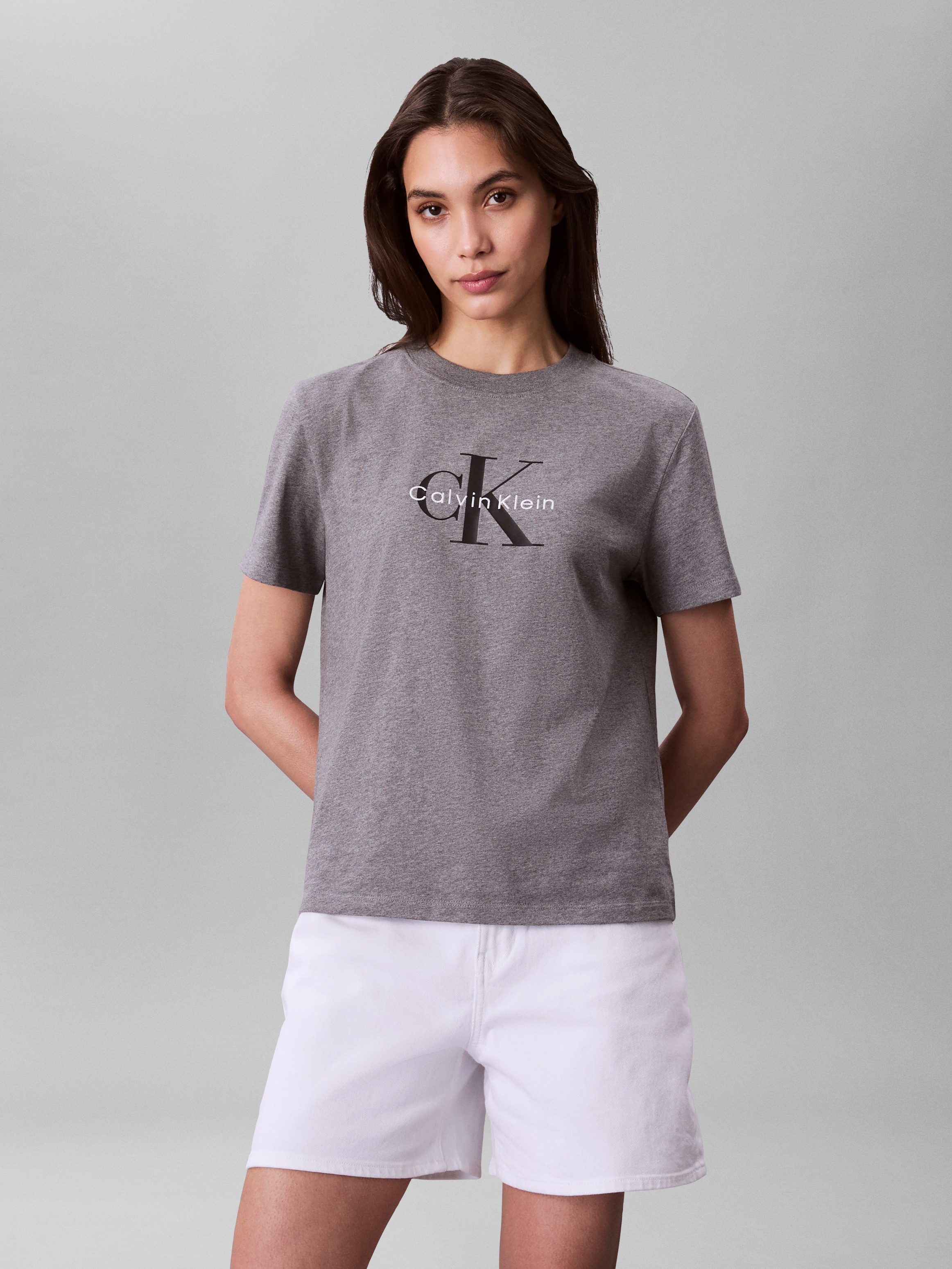 Calvin Klein Jeans T-Shirt HERO SS CLASSIC MONOLOGO CNECK T, Logoschriftzug