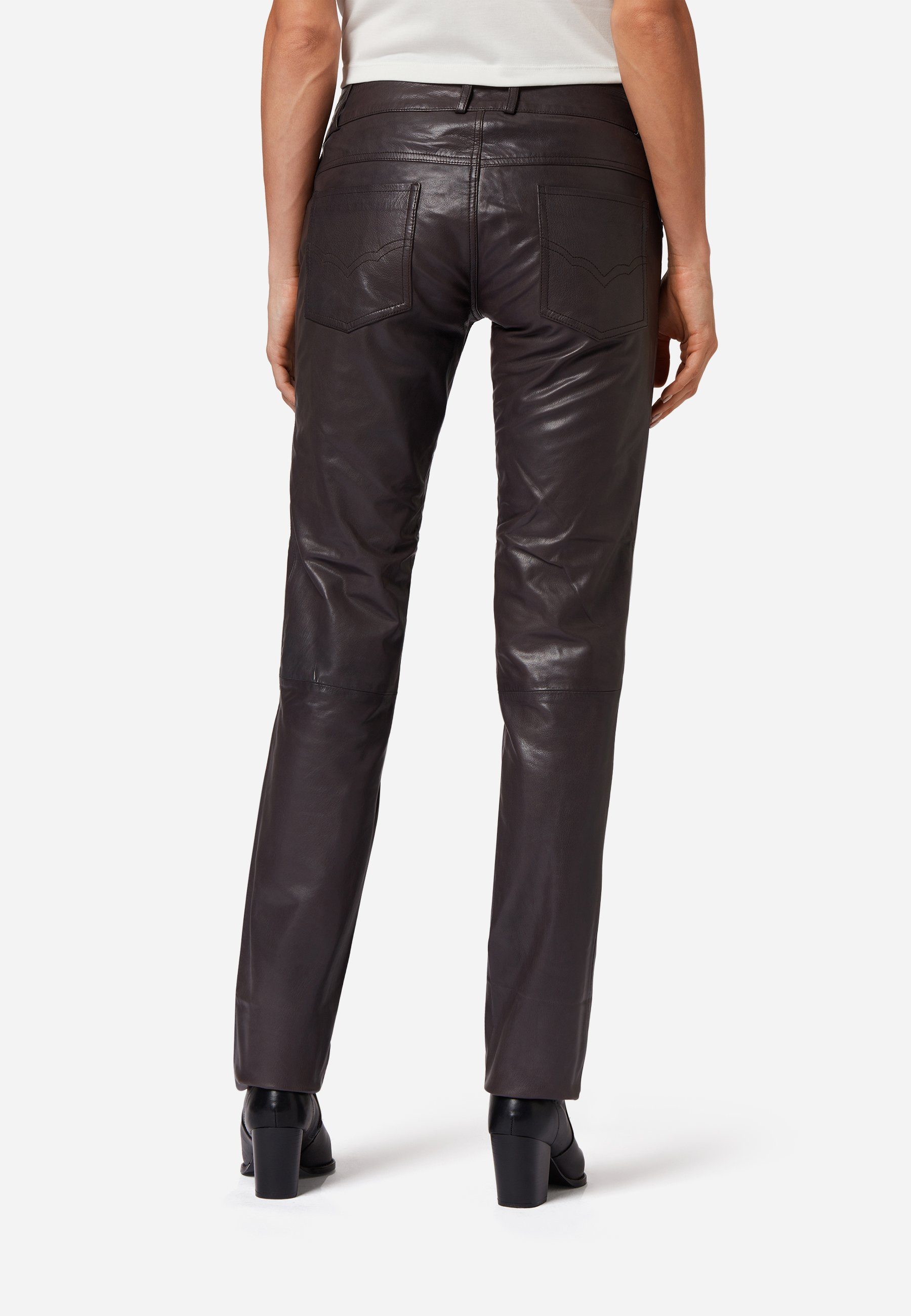 RICANO Lederhose Triston-B Hochwertiges Lammleder