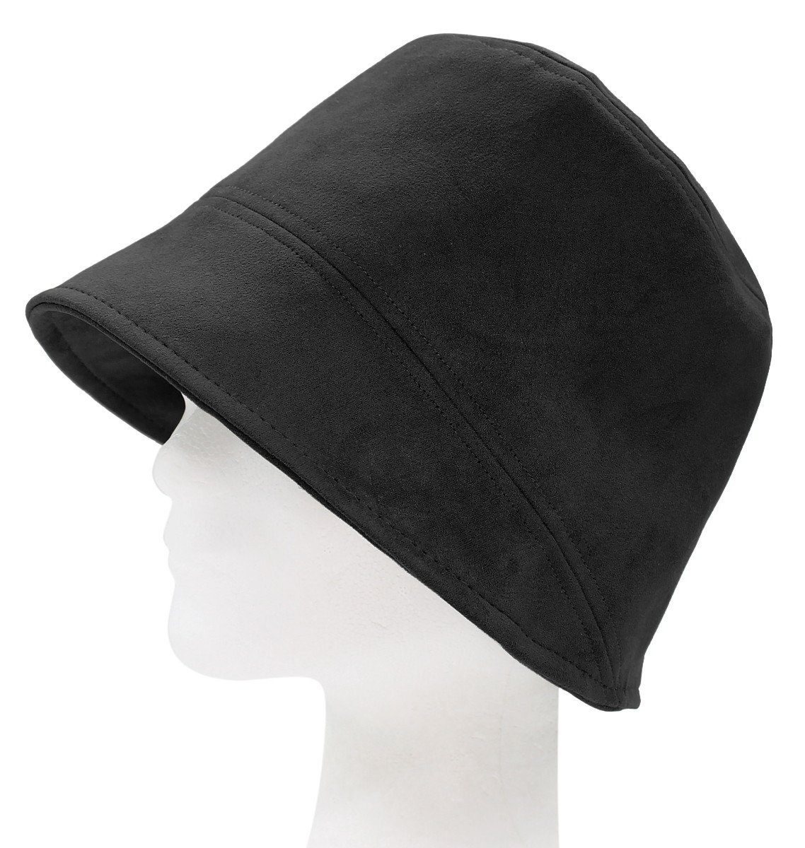 dy_mode Fischerhut Damen Fischerhut Topfhut Anglermütze Bucket Hat Mütze Einfarbig Bucket Hat Schwarz