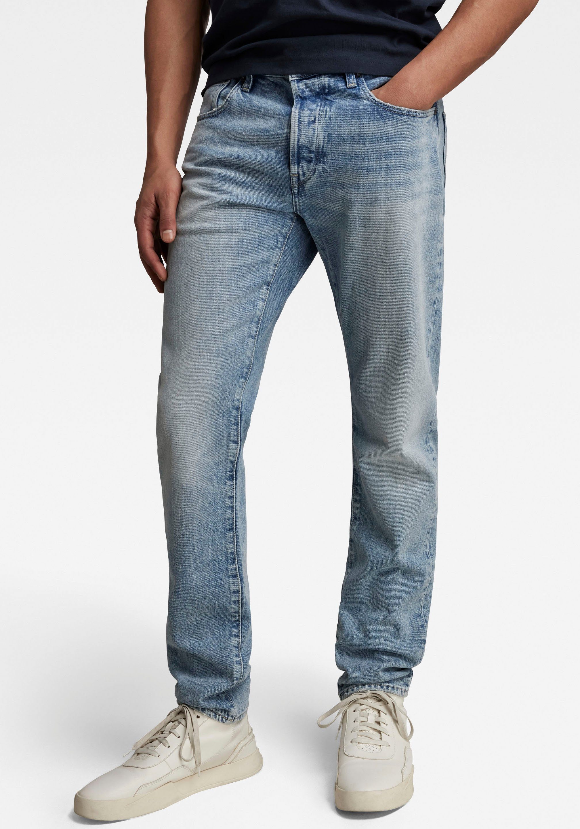 G-Star RAW Slim-fit-Jeans 3301 Slim vintage olympic blue