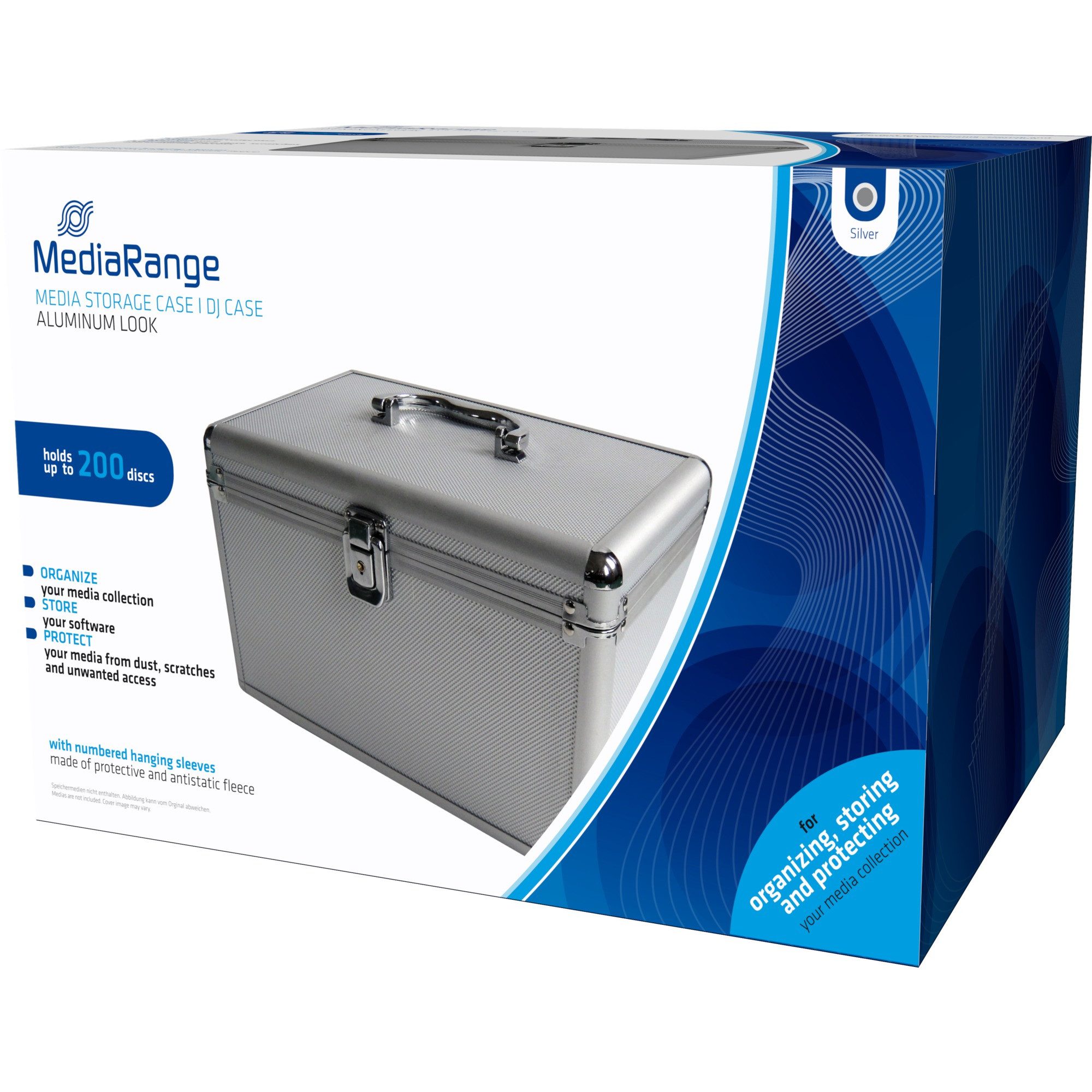 Mediarange Aufbewahrungsbox MediaRange CD/DVD Koffer 200-fach