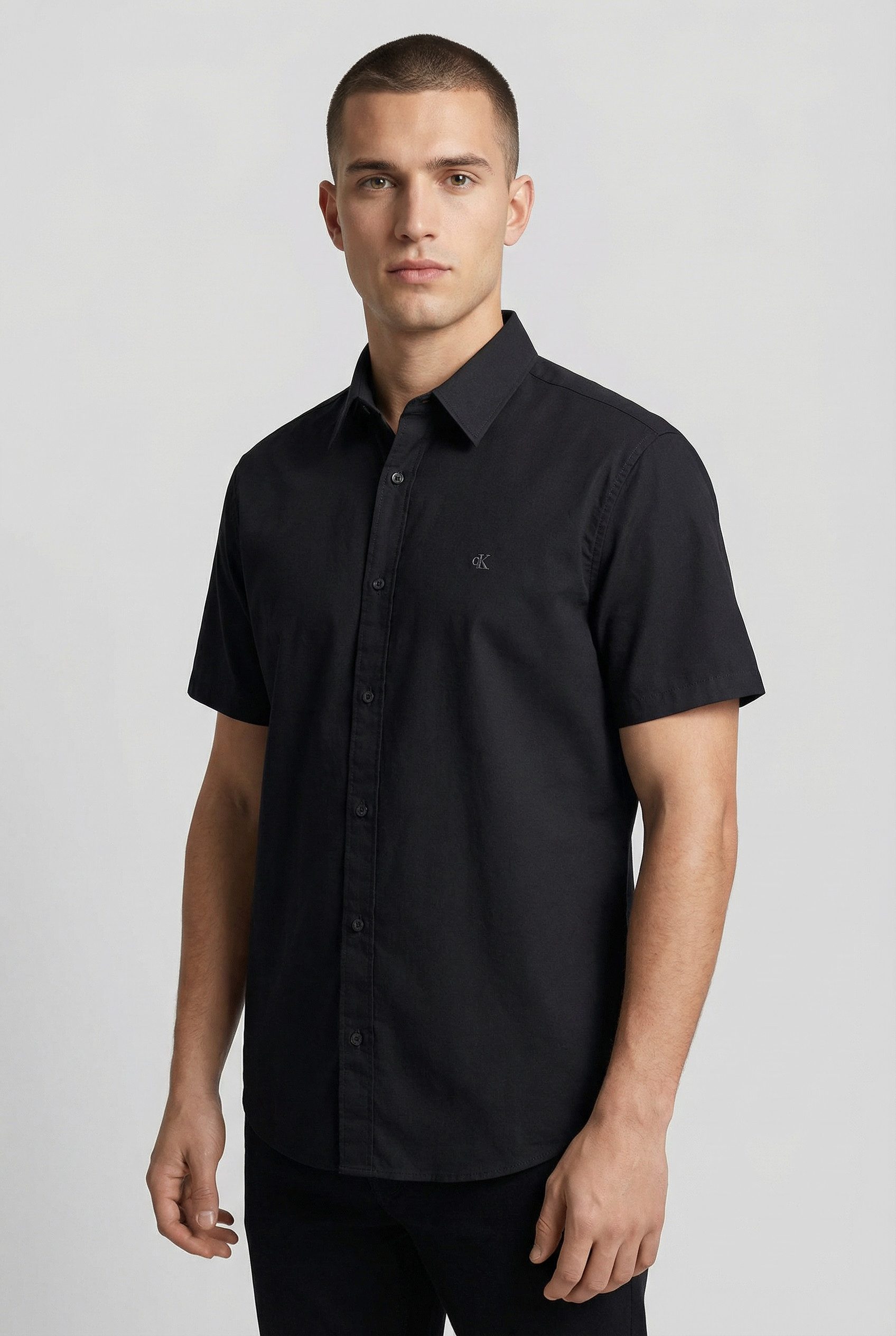 Calvin Klein Jeans Kurzarmhemd CLASSIC OXFORD SHIRT Regular fit mit Button-Down-Kragen