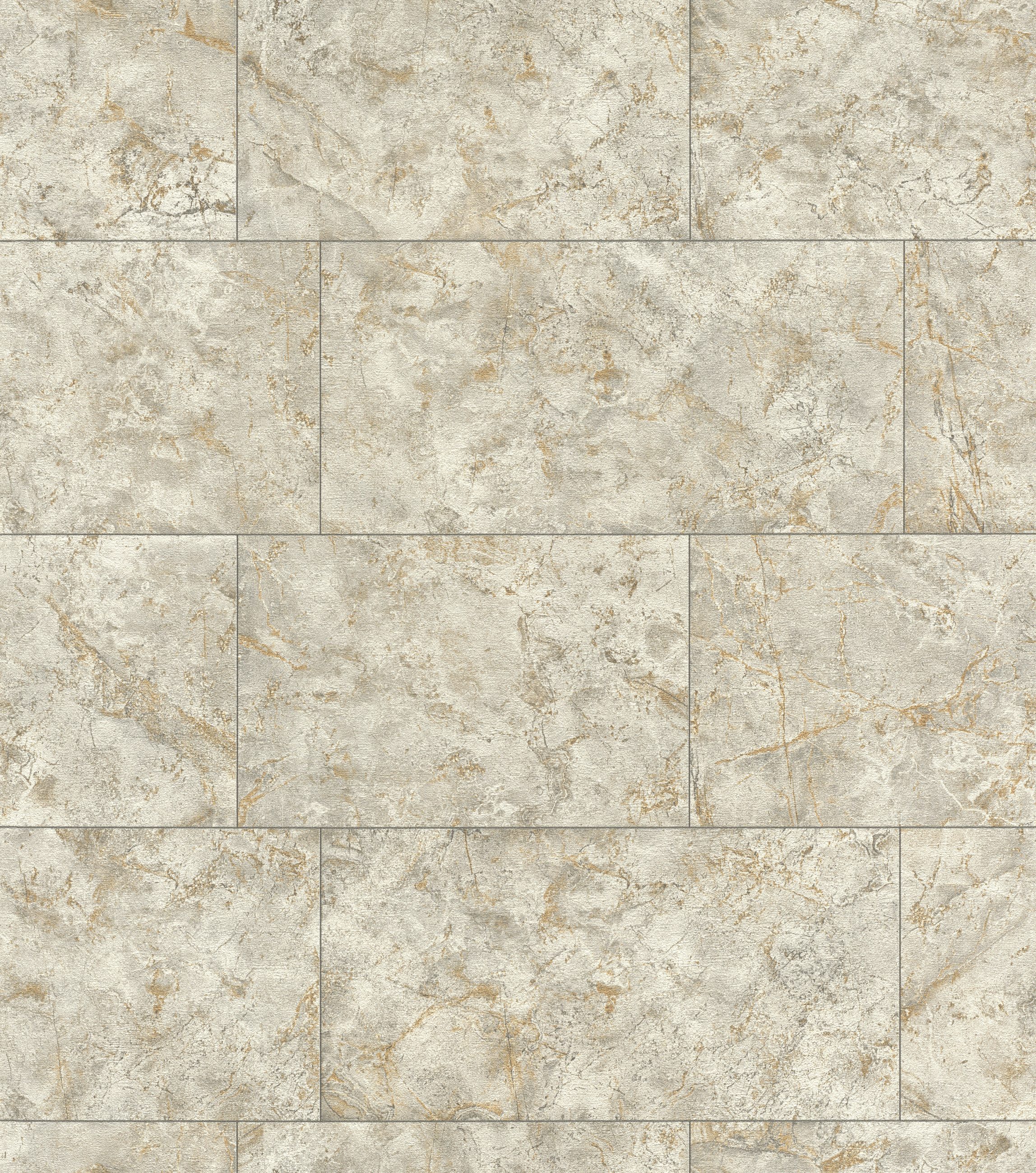 Rasch Vliestapete Luxora 371420 - Selbstklebende Tapete von tesa® x rasch®, strukturiert, Steinoptik, selbstklebend