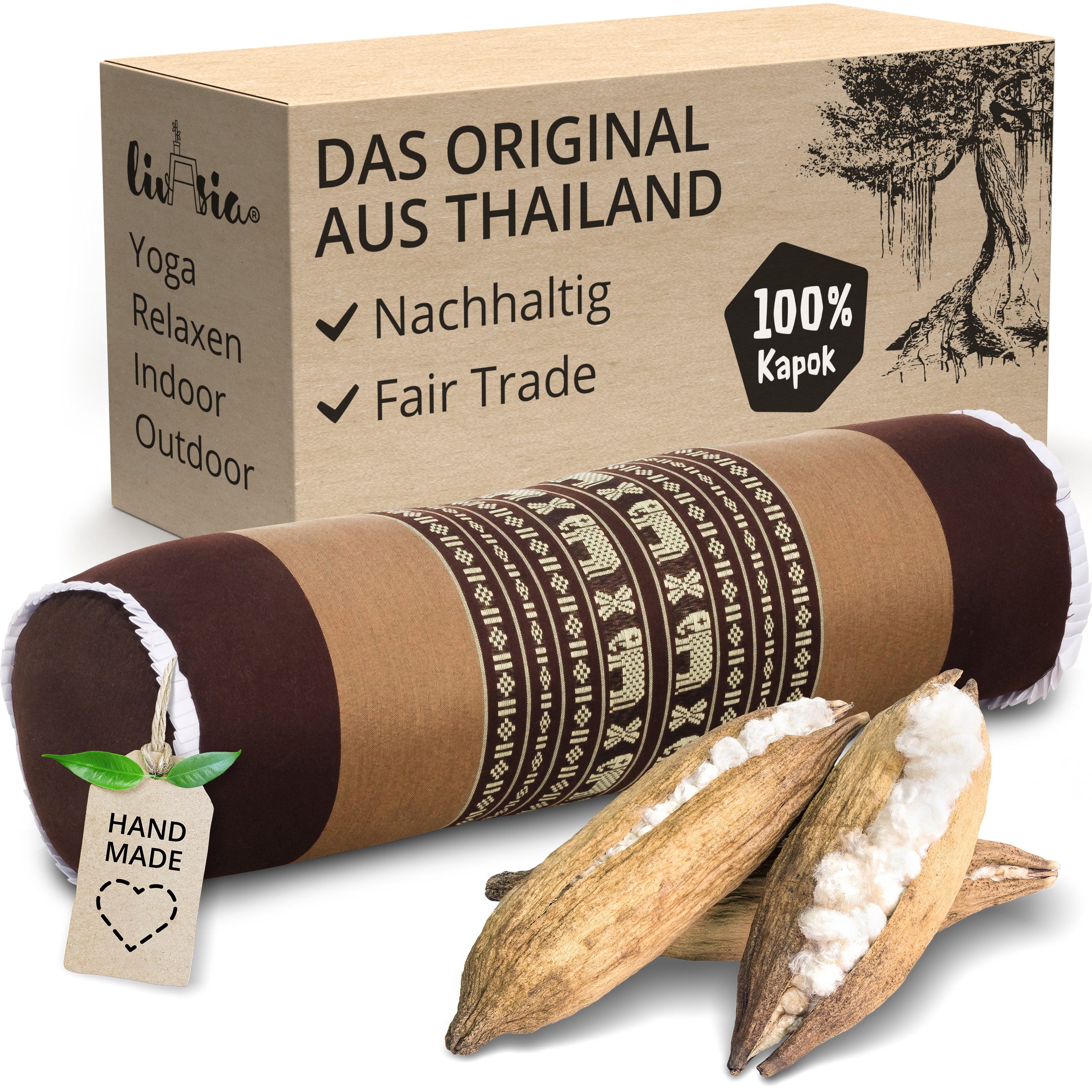 livasia Nackenrolle Nackenrolle, vegan und handgefertigt, günstig online kaufen