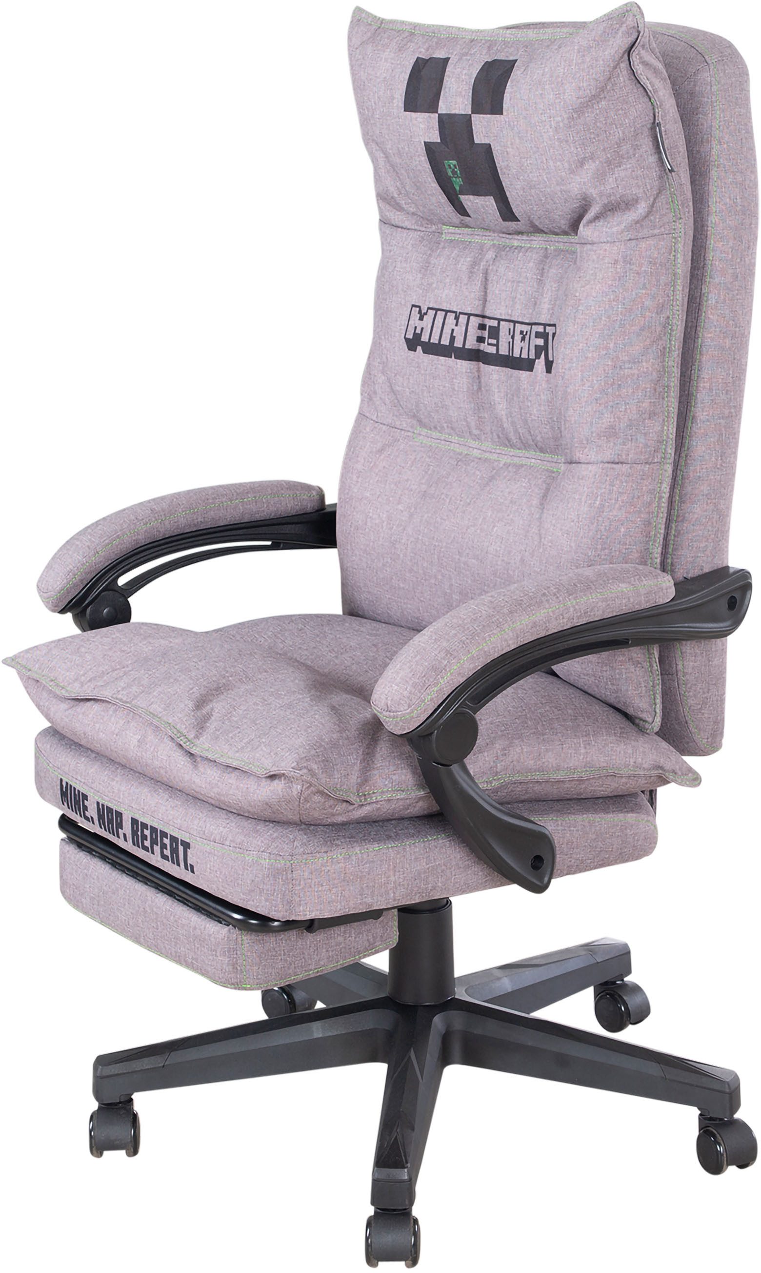 Phoenix Gaming-Stuhl (1 St), Chefsessel in Grau