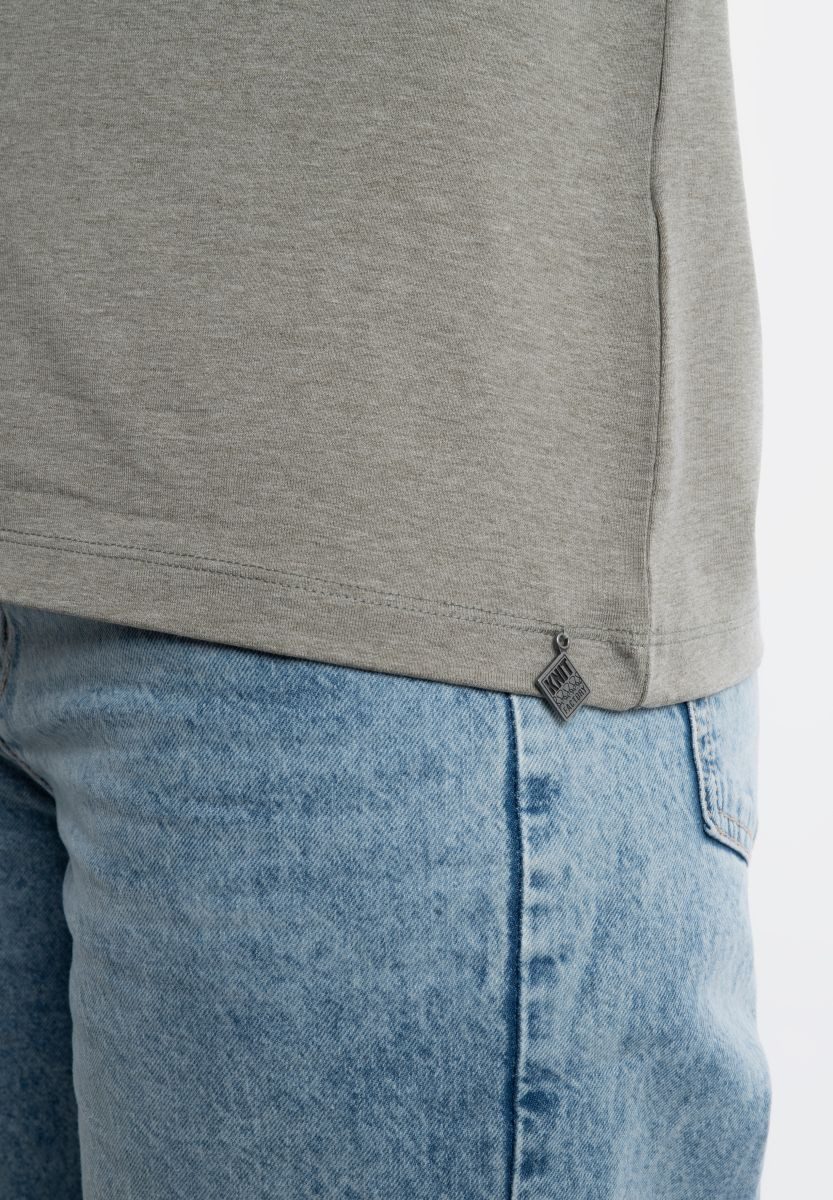 Knit Factory Strickpullover Lily Shirt Urban Green XL Langen Ärmeln (1-tlg)